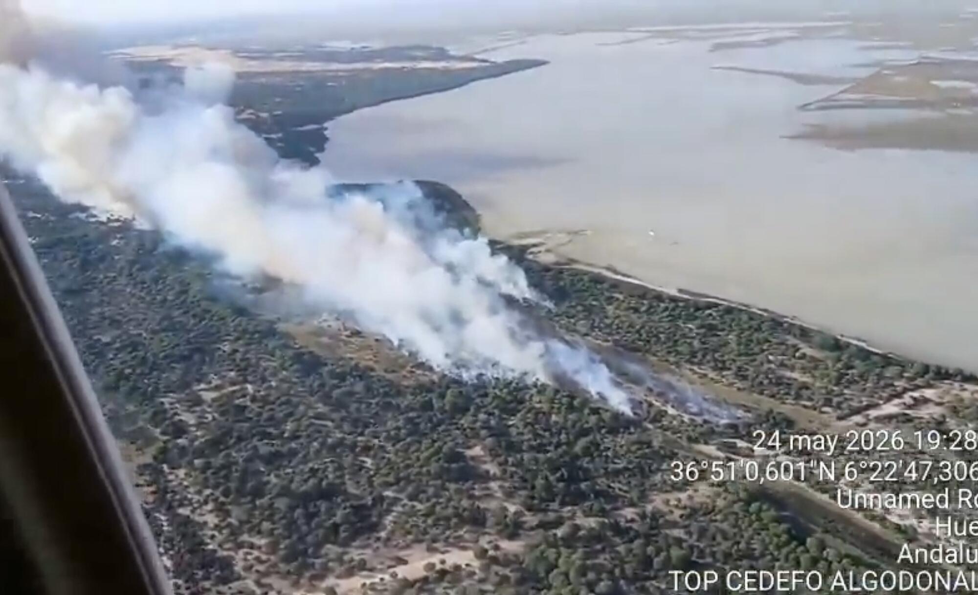 Incendio Doñana mayo 2026