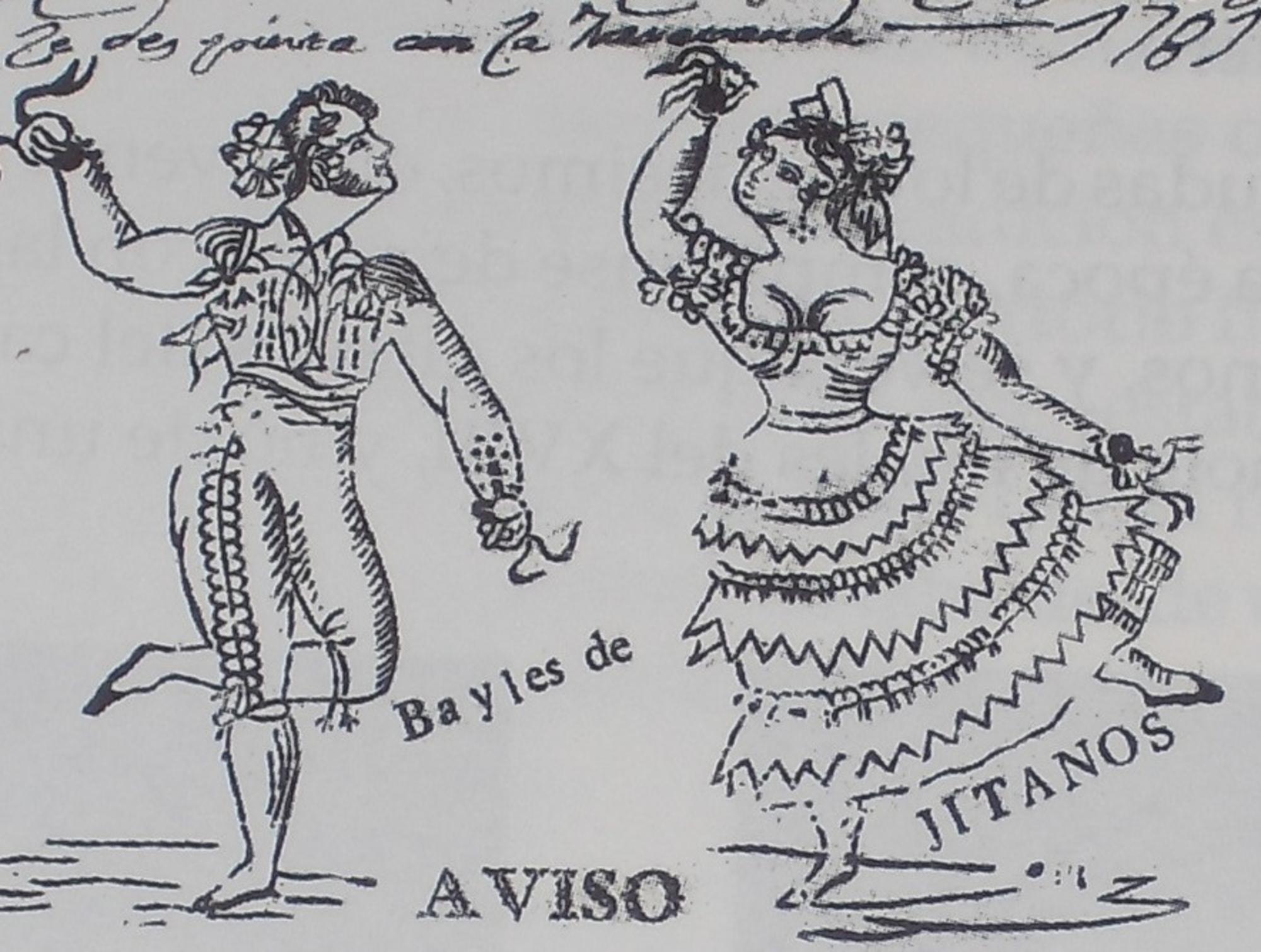 Detalle Bailes de Gitanos