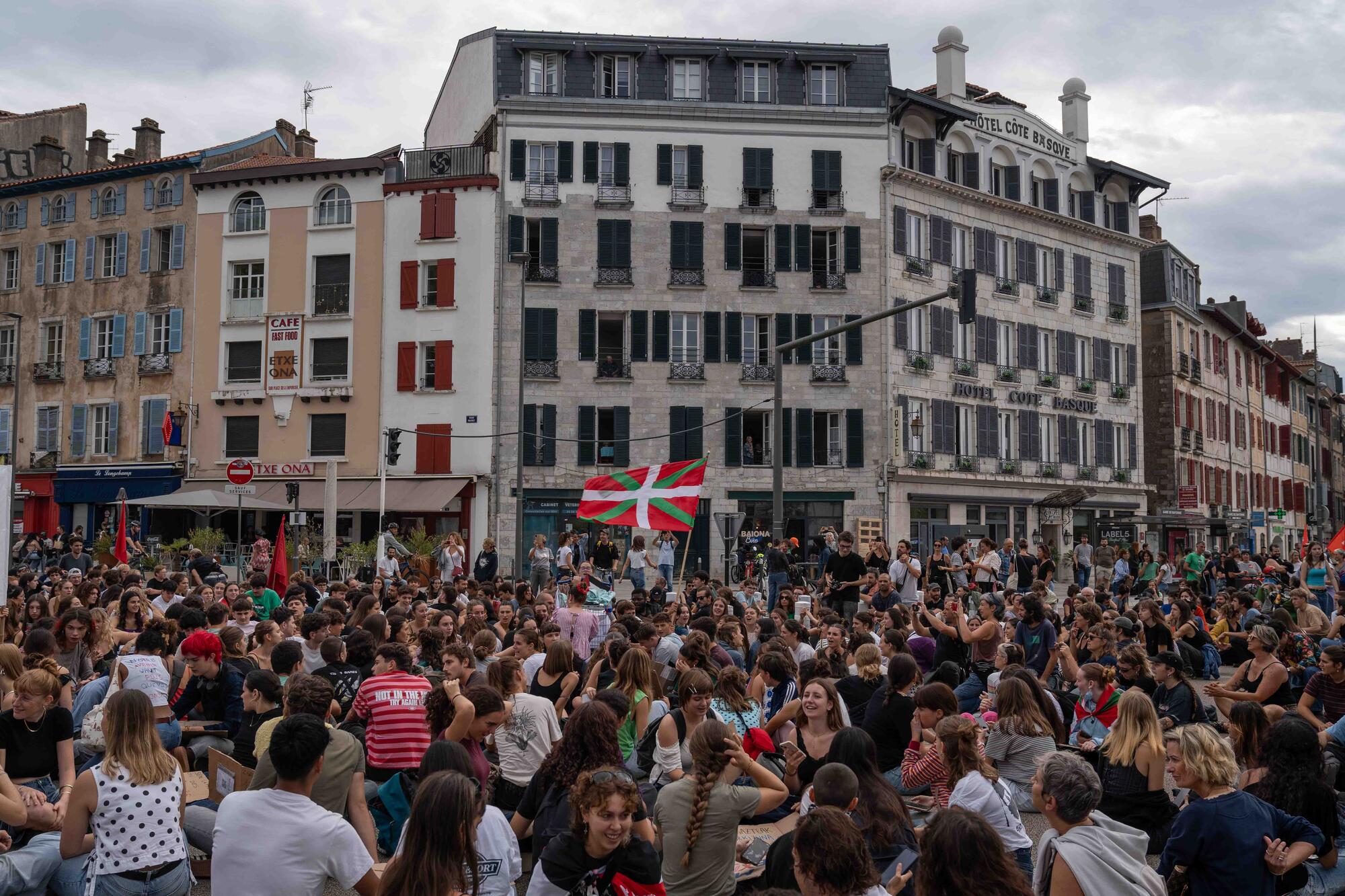 Manifestación estudiantil Baiona - 12
