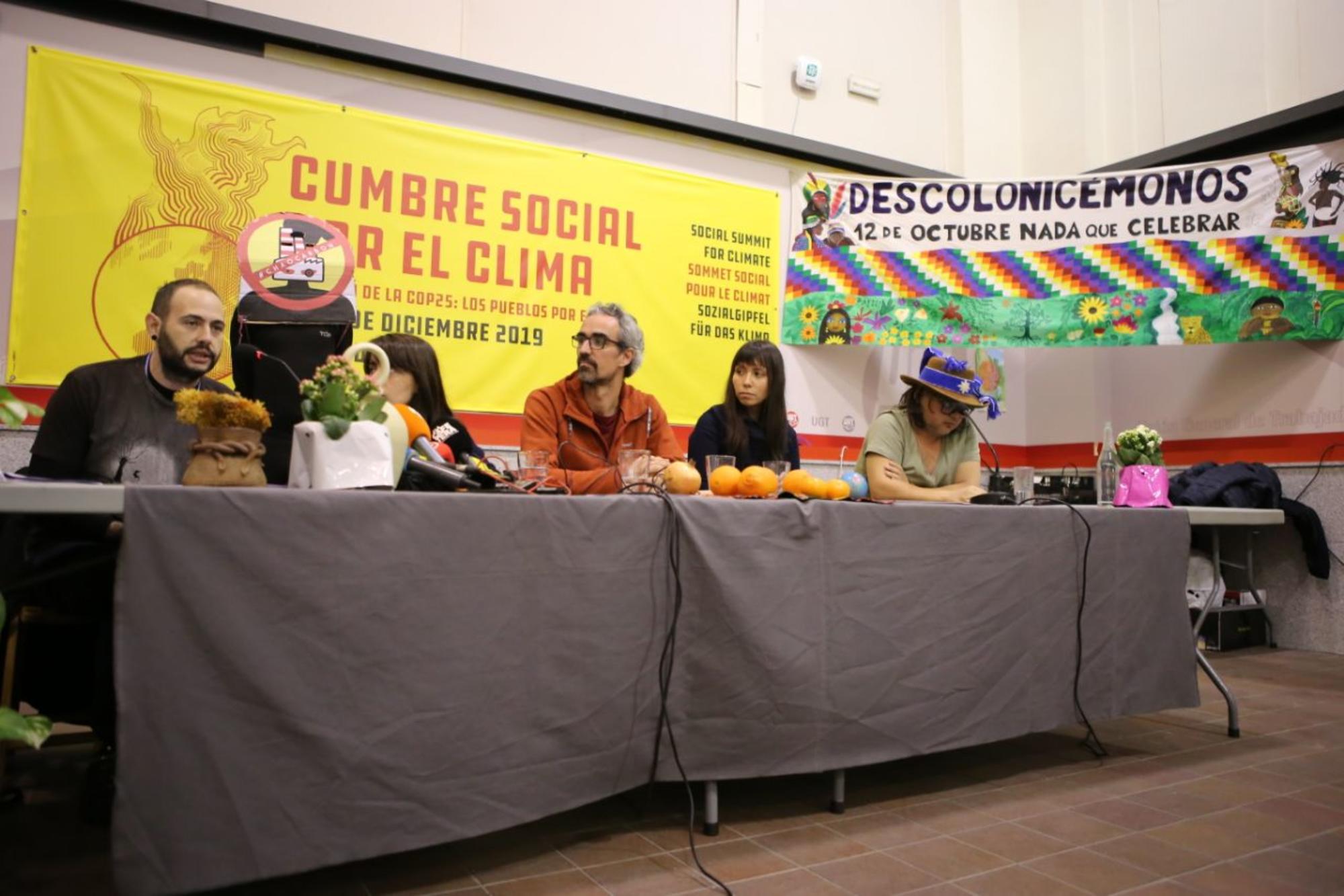 Rueda de prensa Ecologistas COP25