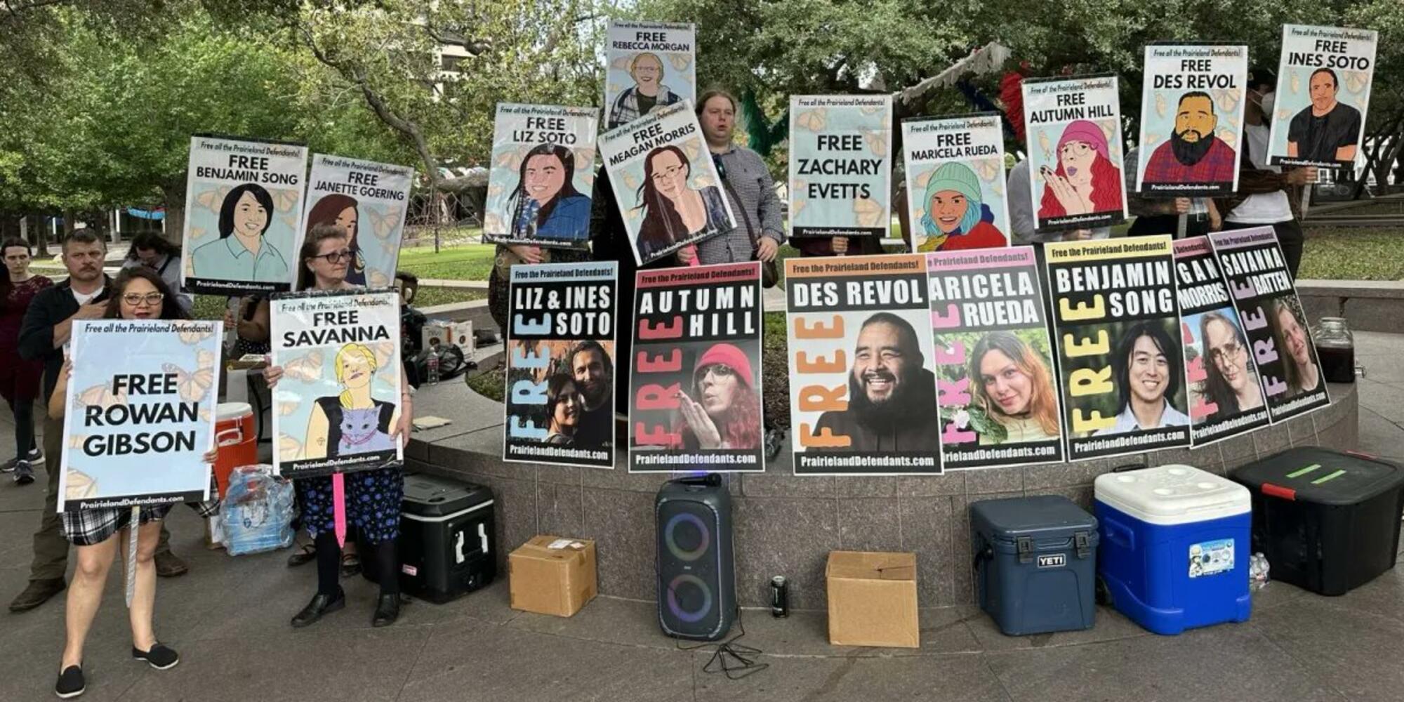 Anti ICE condenados