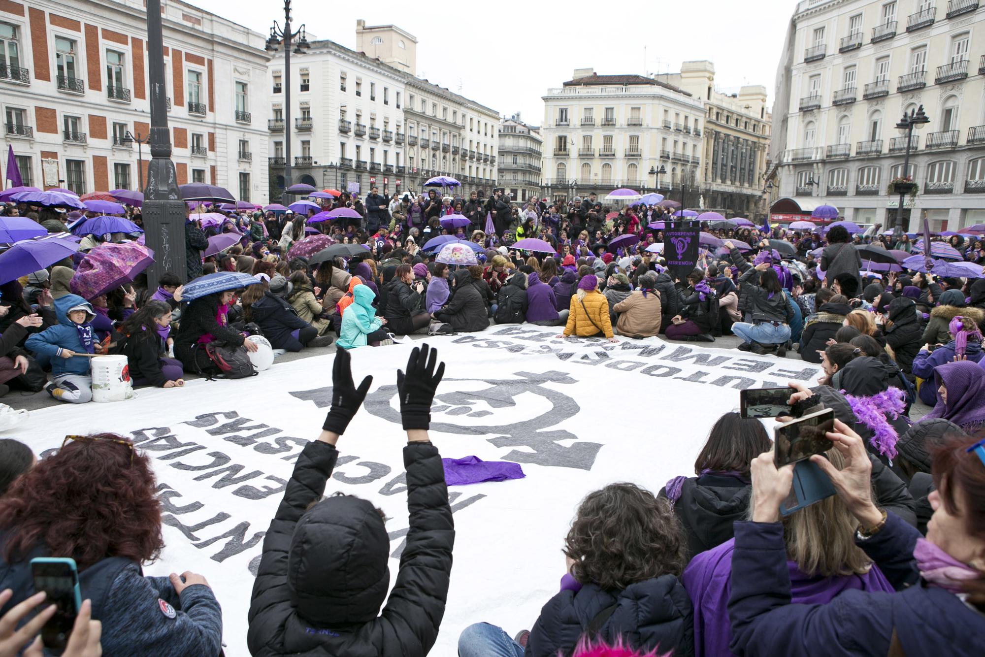 Cadena feminista 8F Madrid - 9