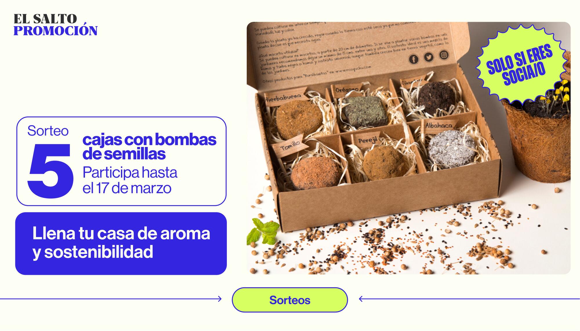 Sorteo Socias marzo 2026