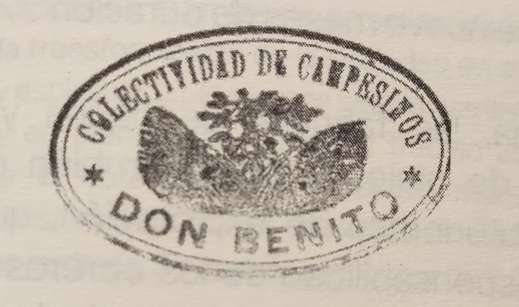 Sello Colectividad de Campesinos de Don Benito Extremadura