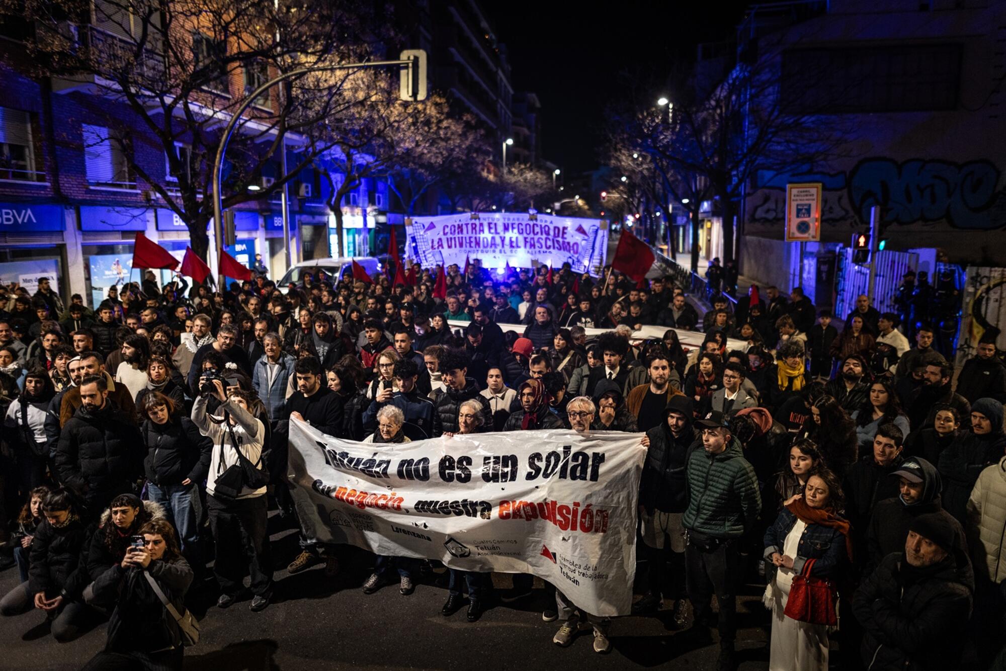 Manifestación Vivienda Tetuán 28 marzo  - 5