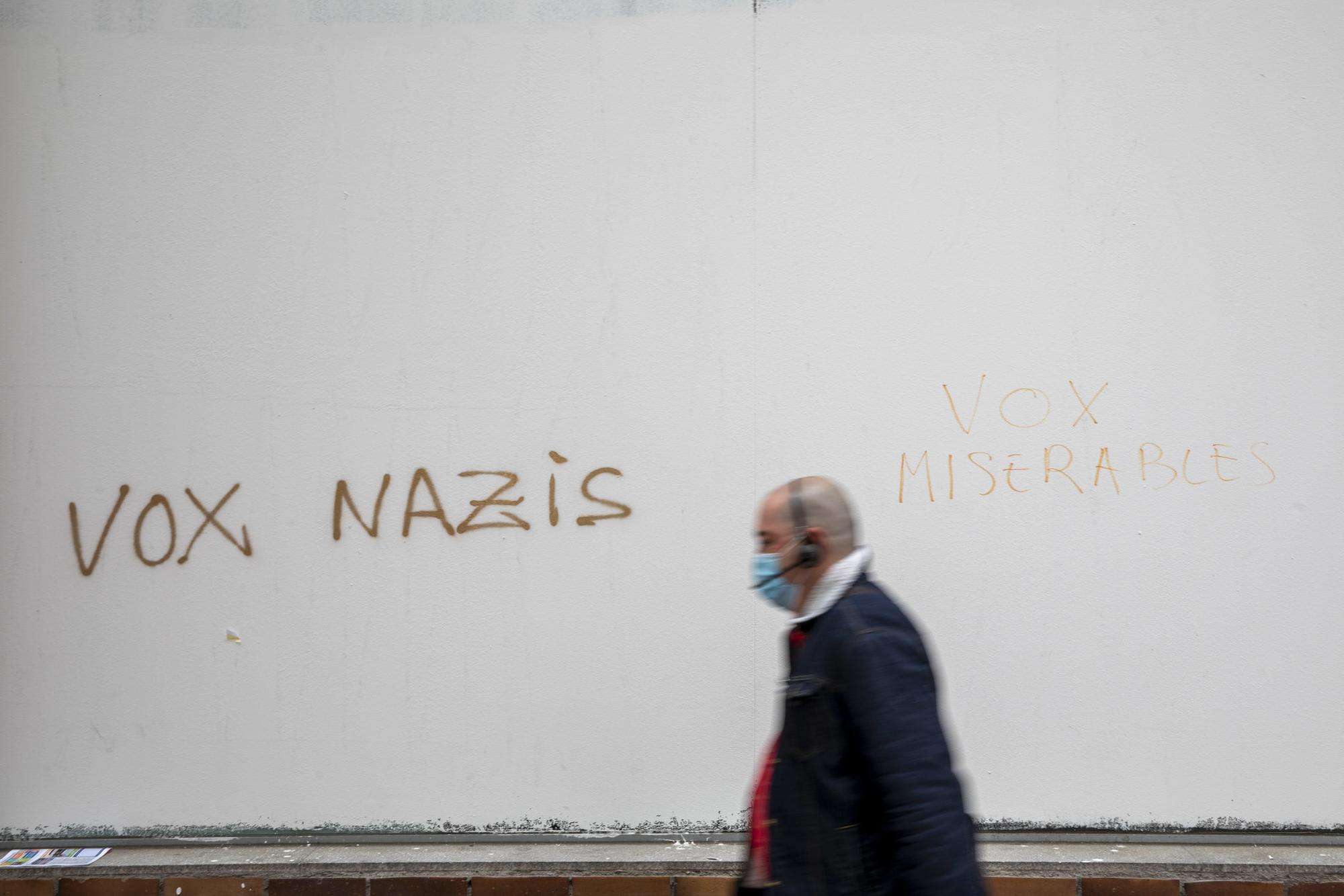 Pintada Vox Nazis