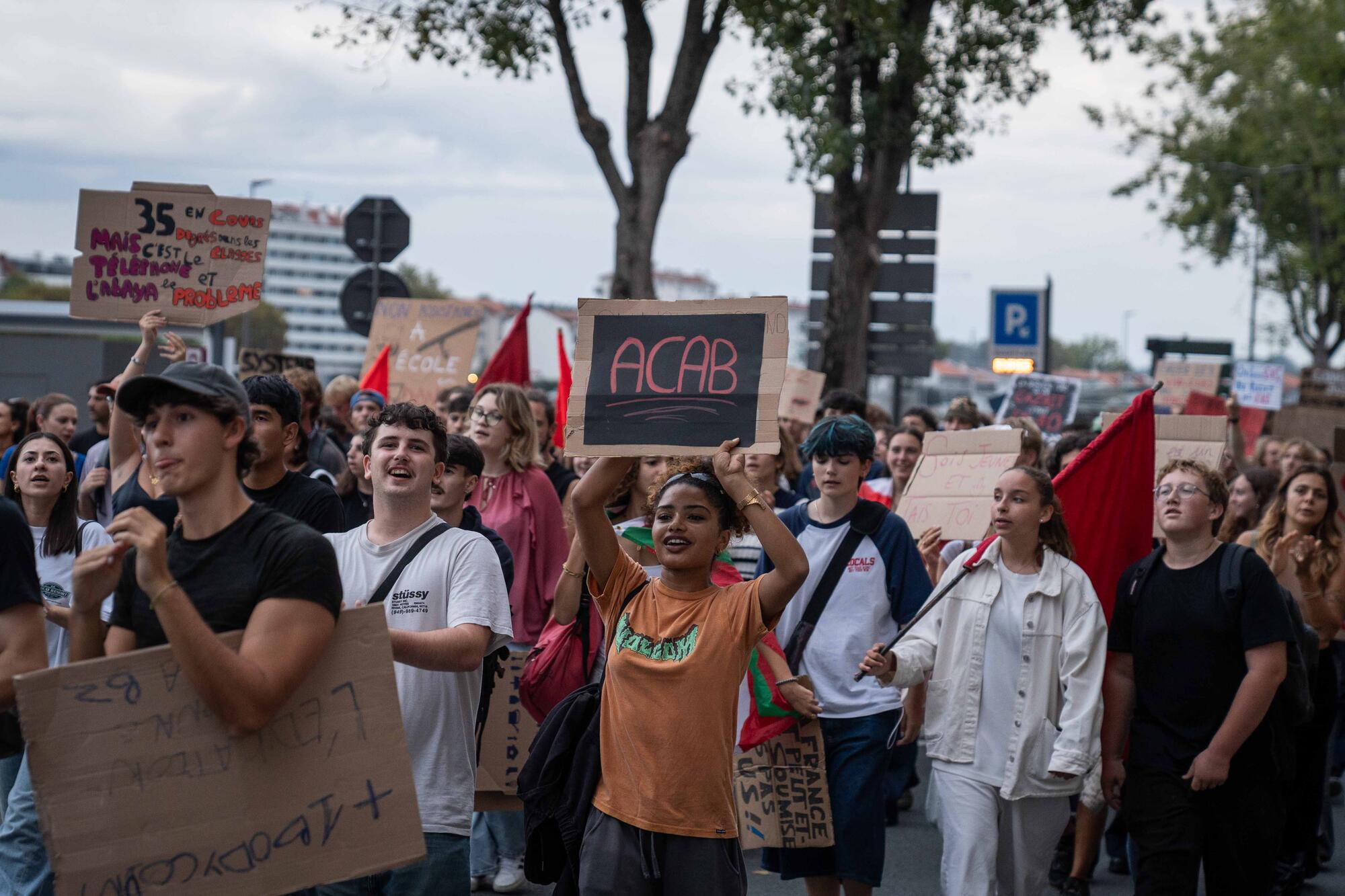 Manifestación estudiantil Baiona - 3