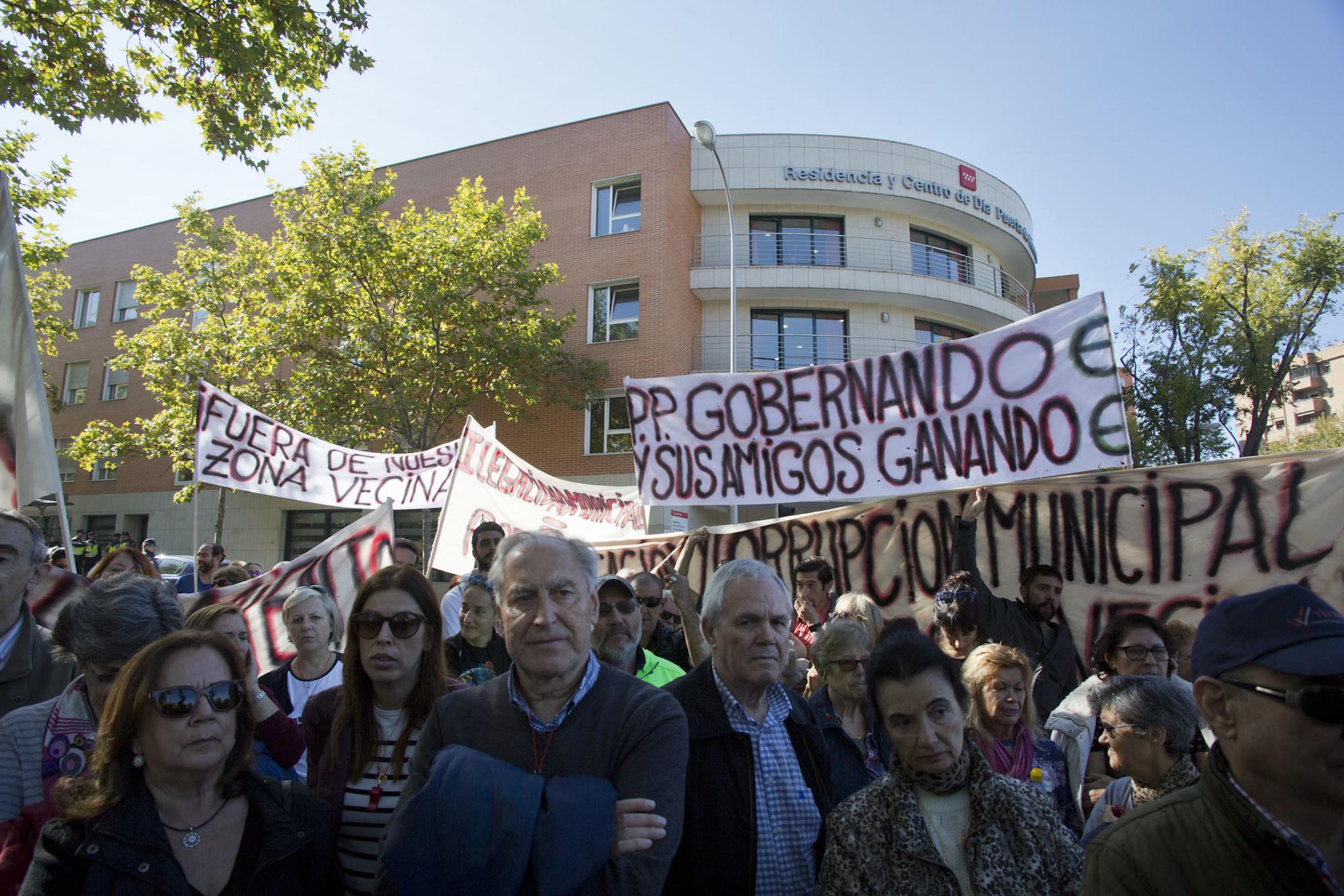 Protesta vecinal Residencias de mayores