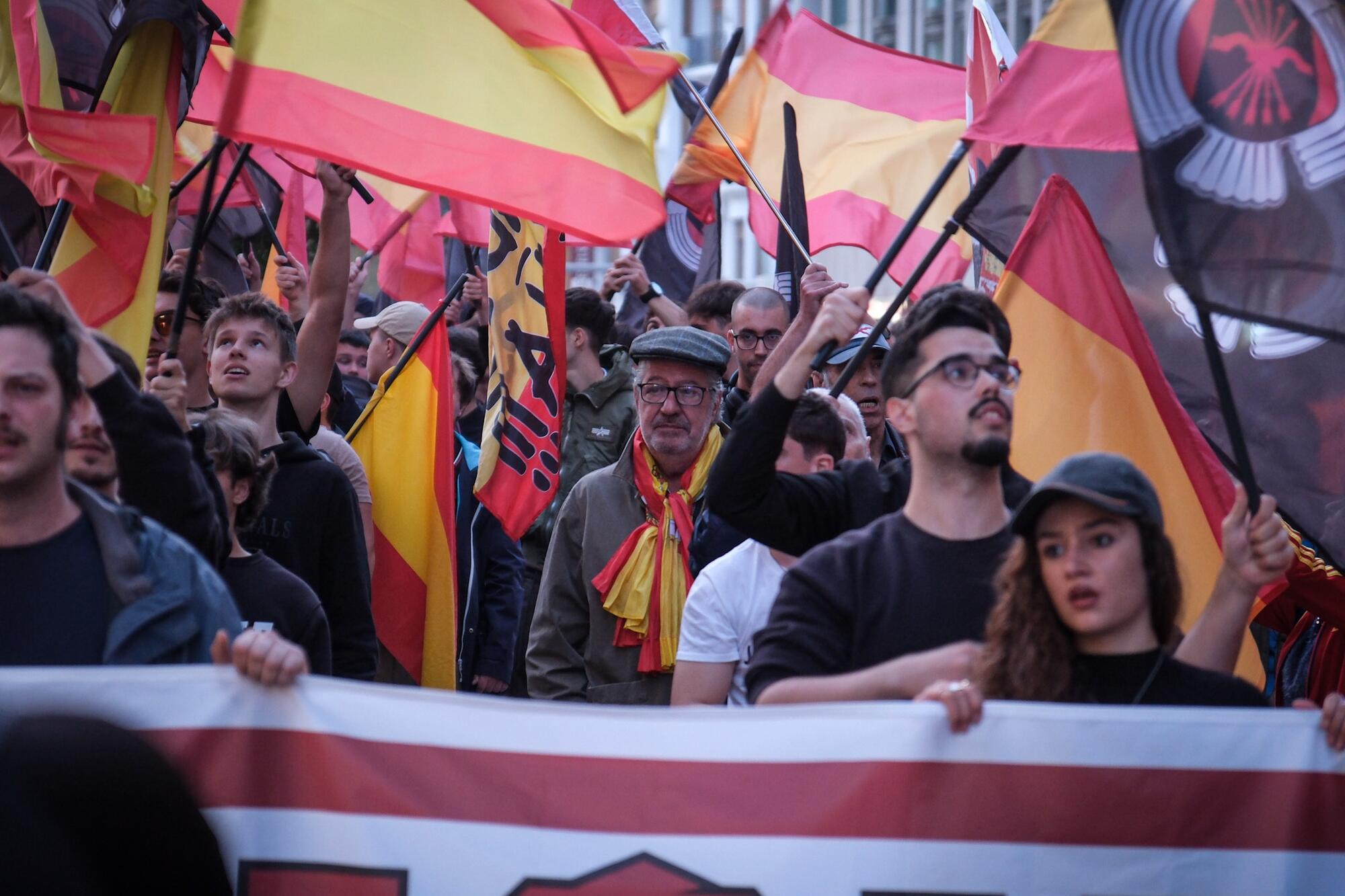 Concentración antifascista Lavapiés en protesta por manifestación de Falange - 3