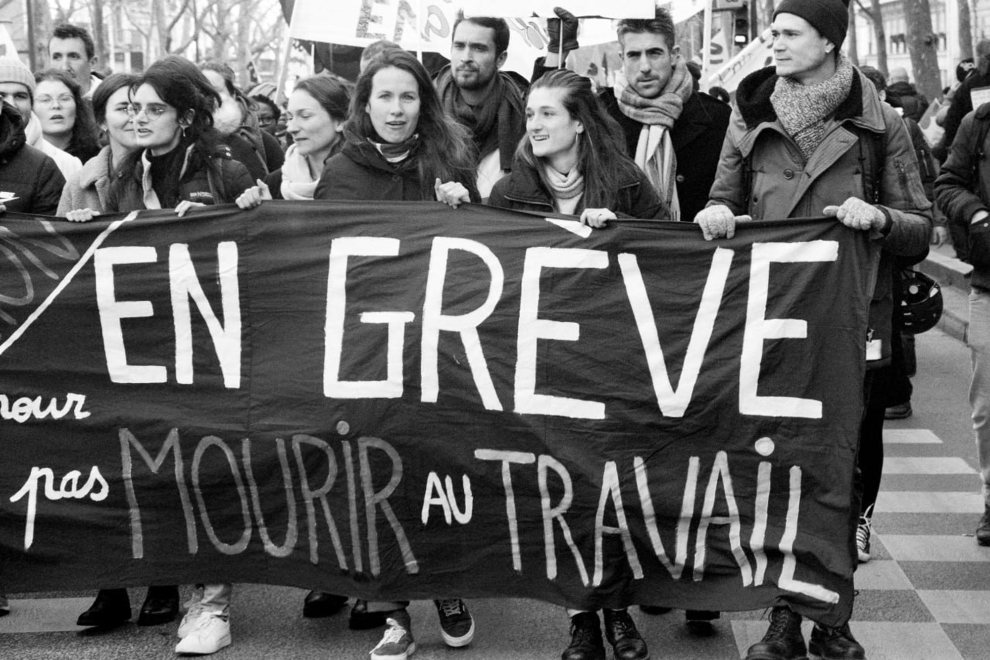 protesta pensiones Francia enero