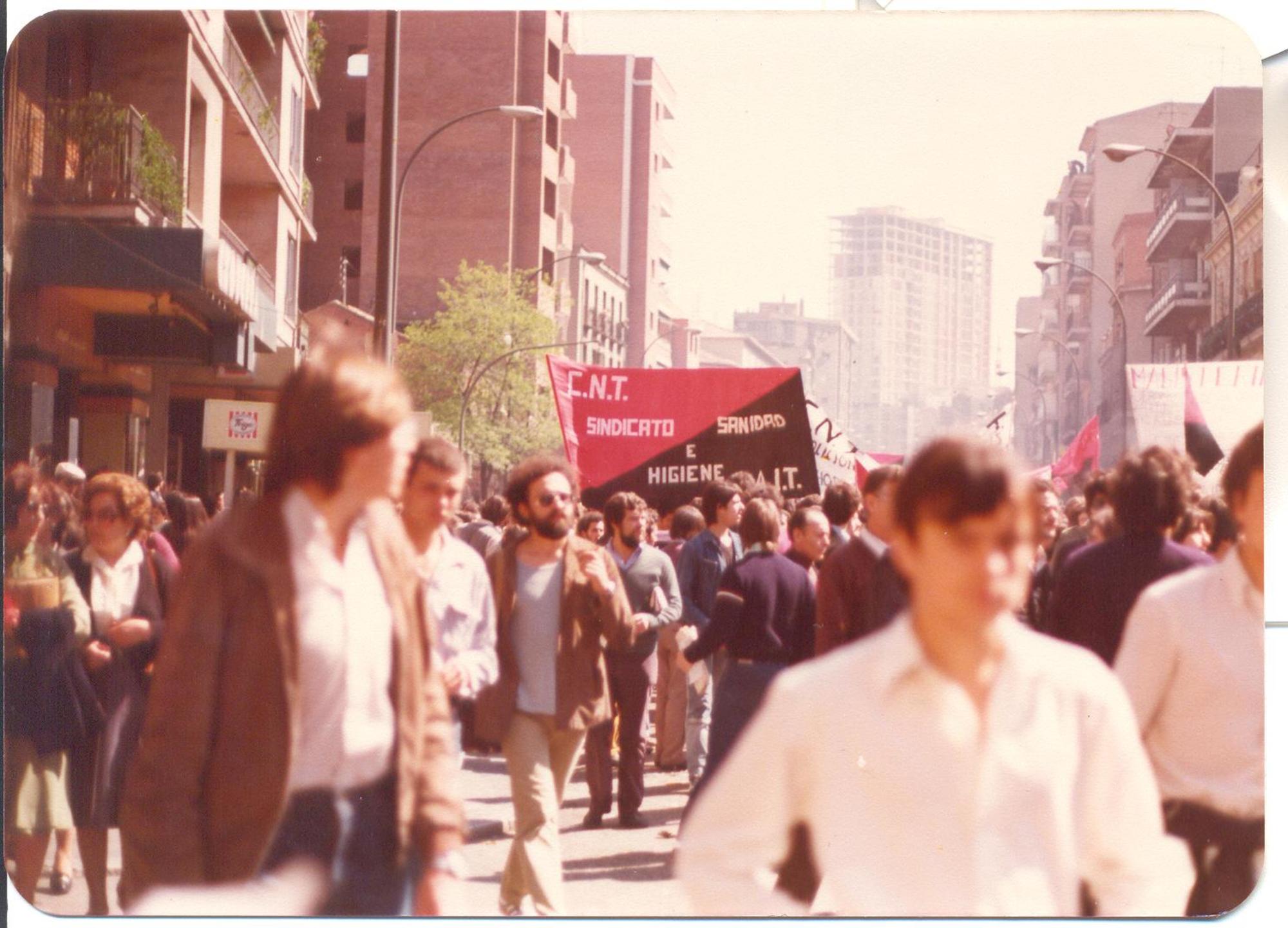 Manifestación de CNT en Madrid el 1 de mayo de 1979 (3)
