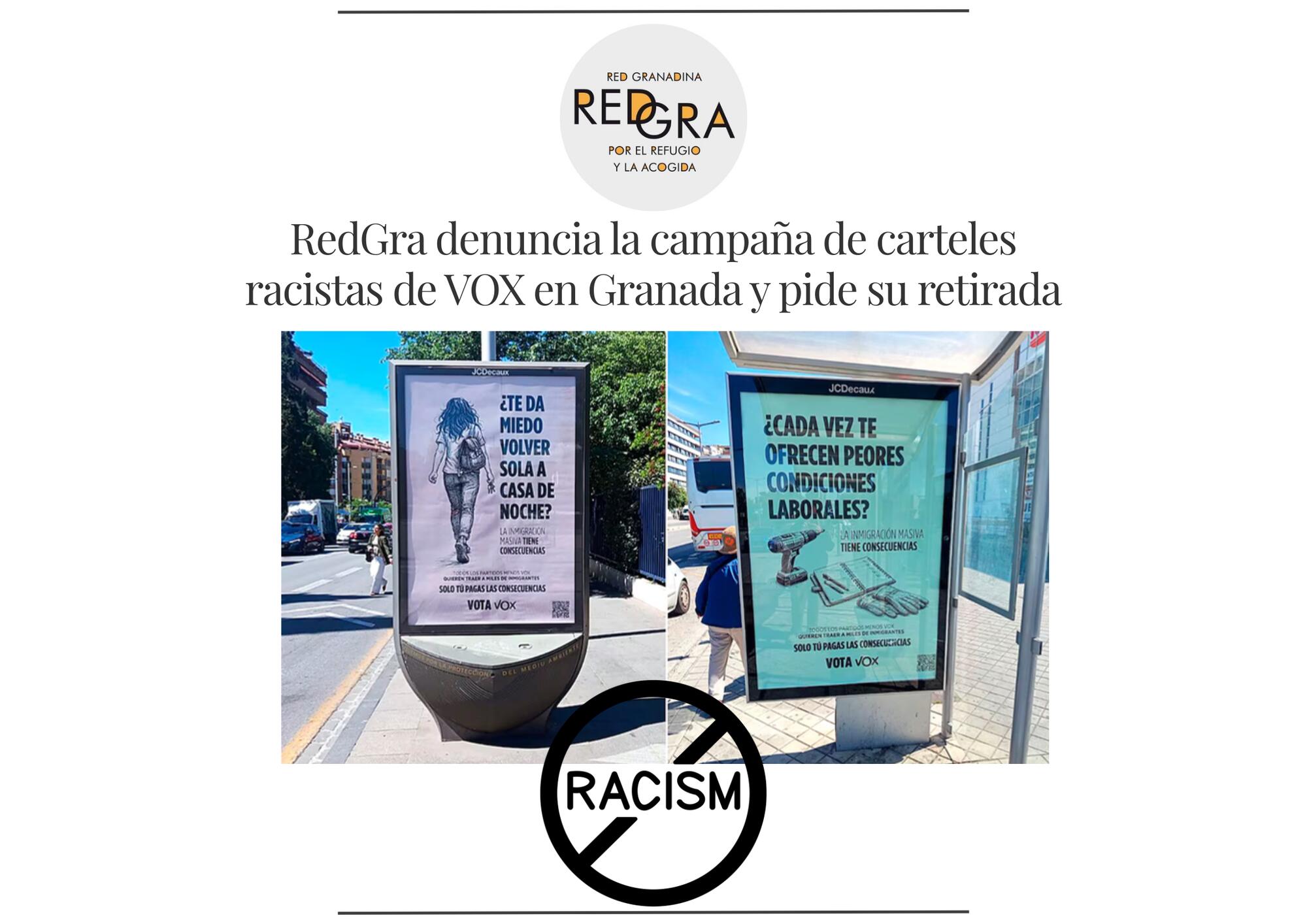 Cartel Redgra horizontal