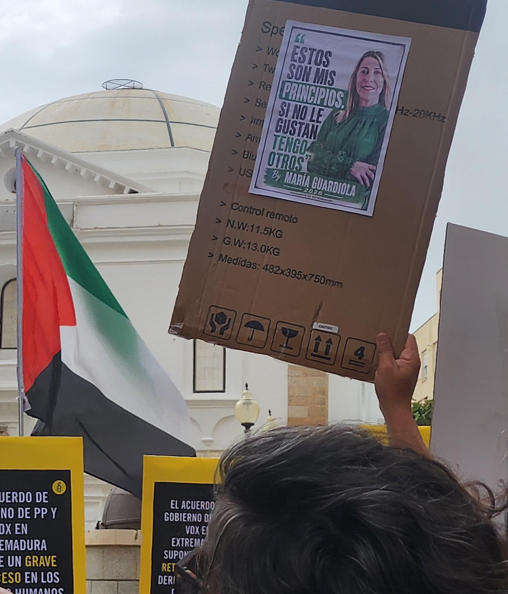 Cartel contra Guardiola