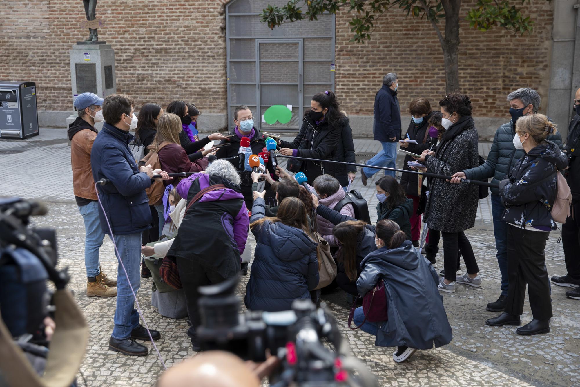 Rueda de prensa 8M Lavapies - 1