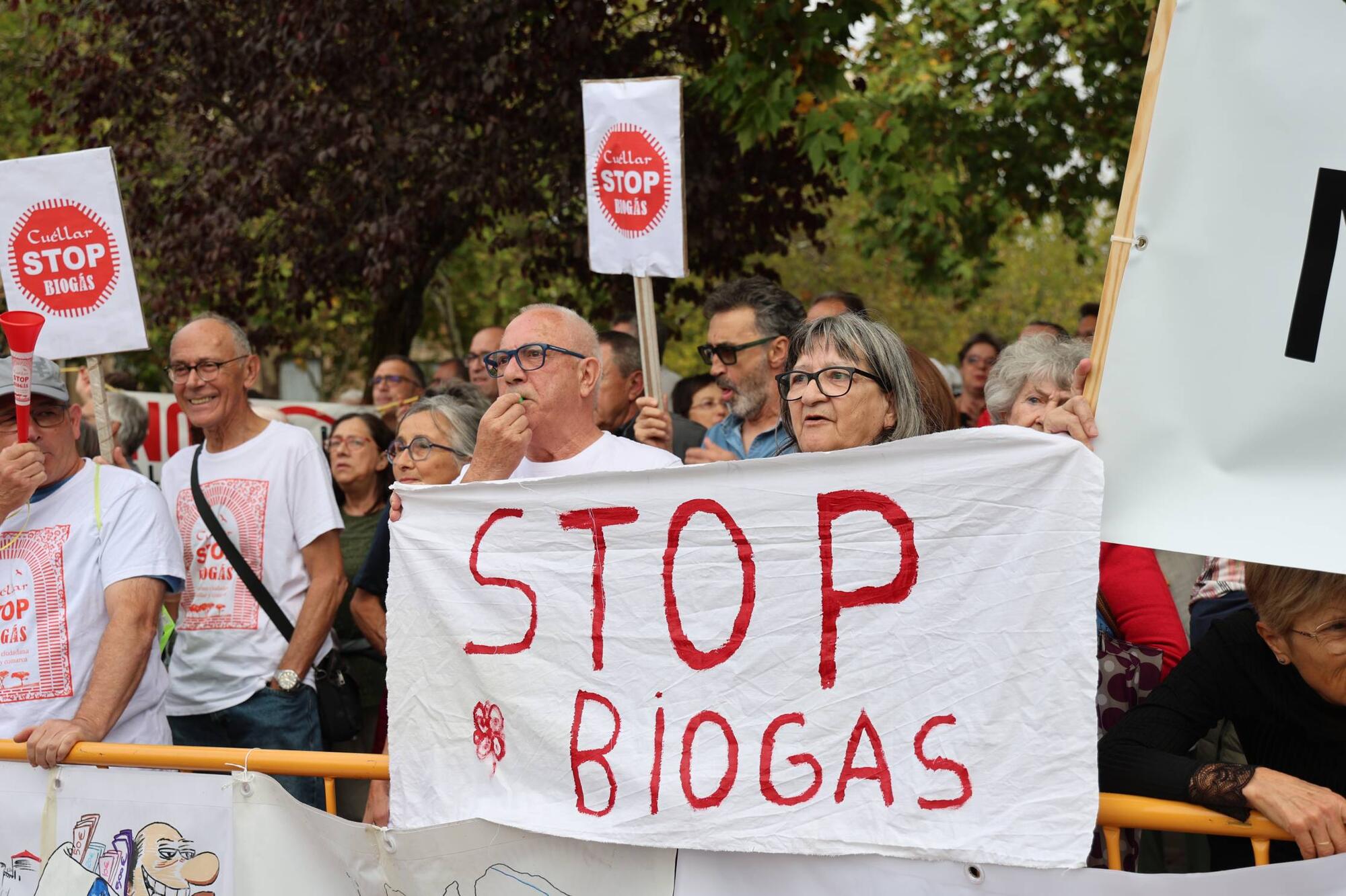 Protesta Salon del gas valladolid