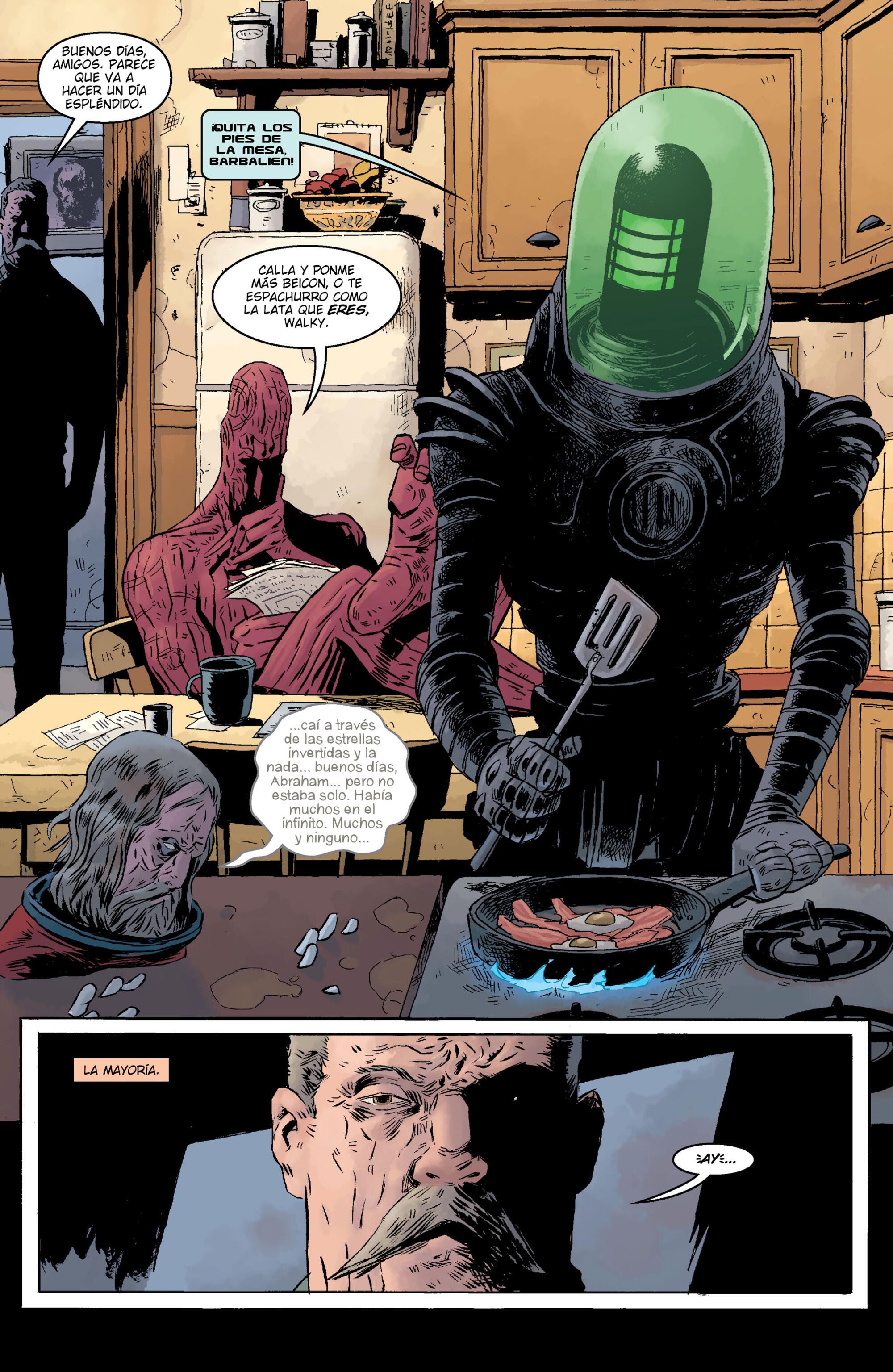 Página del primer número de ‘Black Hammer’