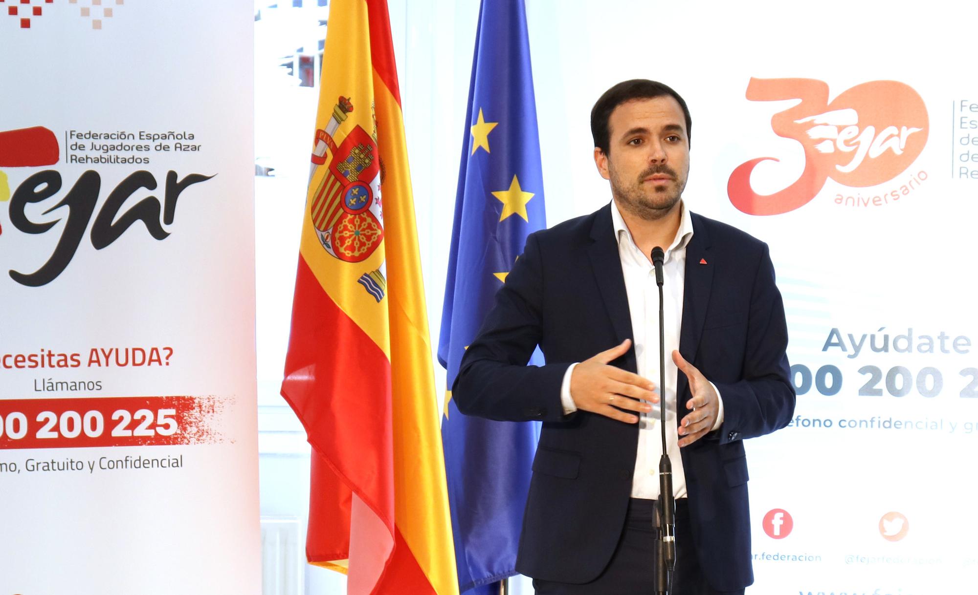 Encuentro del ministro de Consumo Alberto Garzón con FEJAR