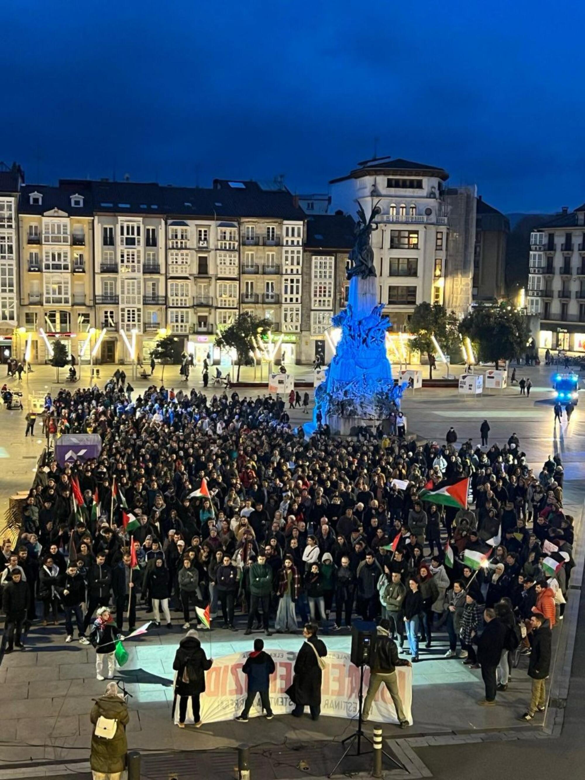 Movilización de Palestinarekin Elkartasuna en Gasteiz