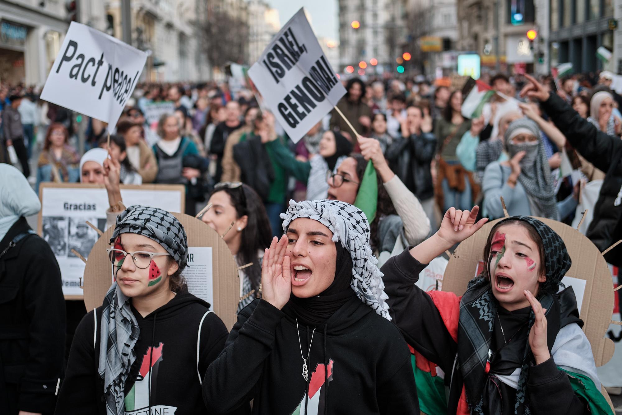 Marcha Madrid Palestina 27 - 9