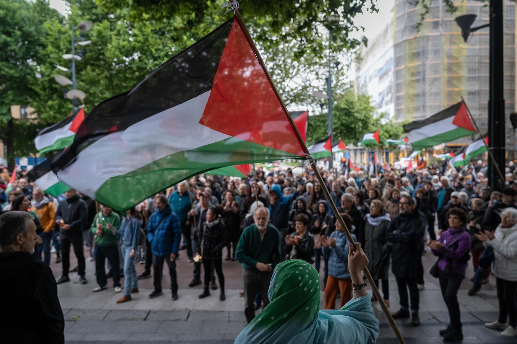 Fotos Palestina manifestación Nakba Donostia - 2