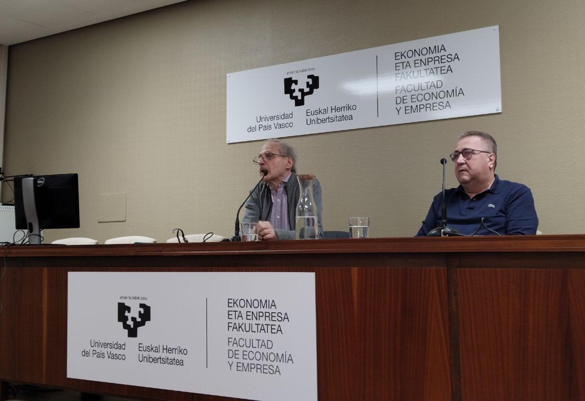 Claudio Katz en la Universidad del País Vasco (EHU)
