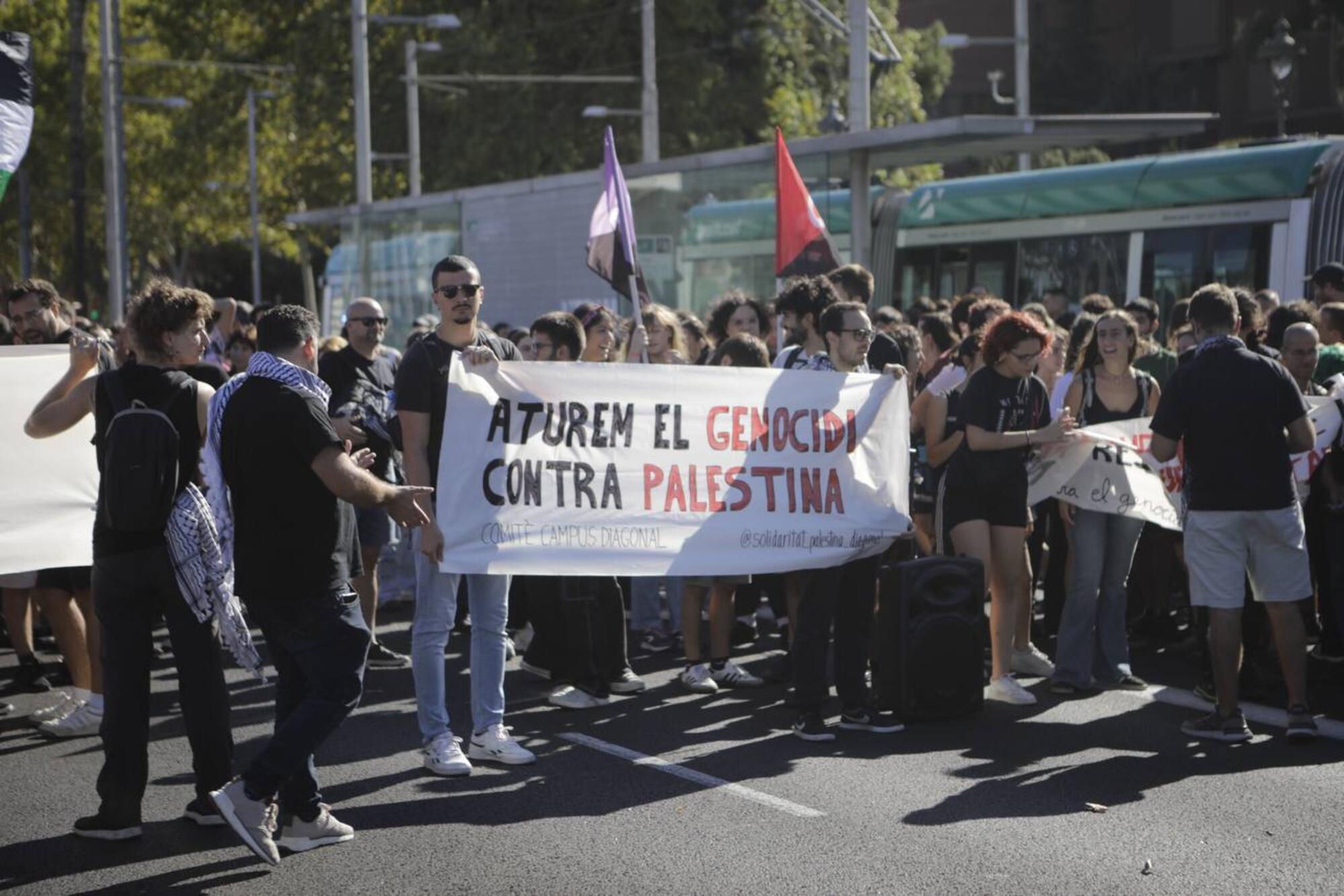 Piquete Barcelona Palestina  - 5