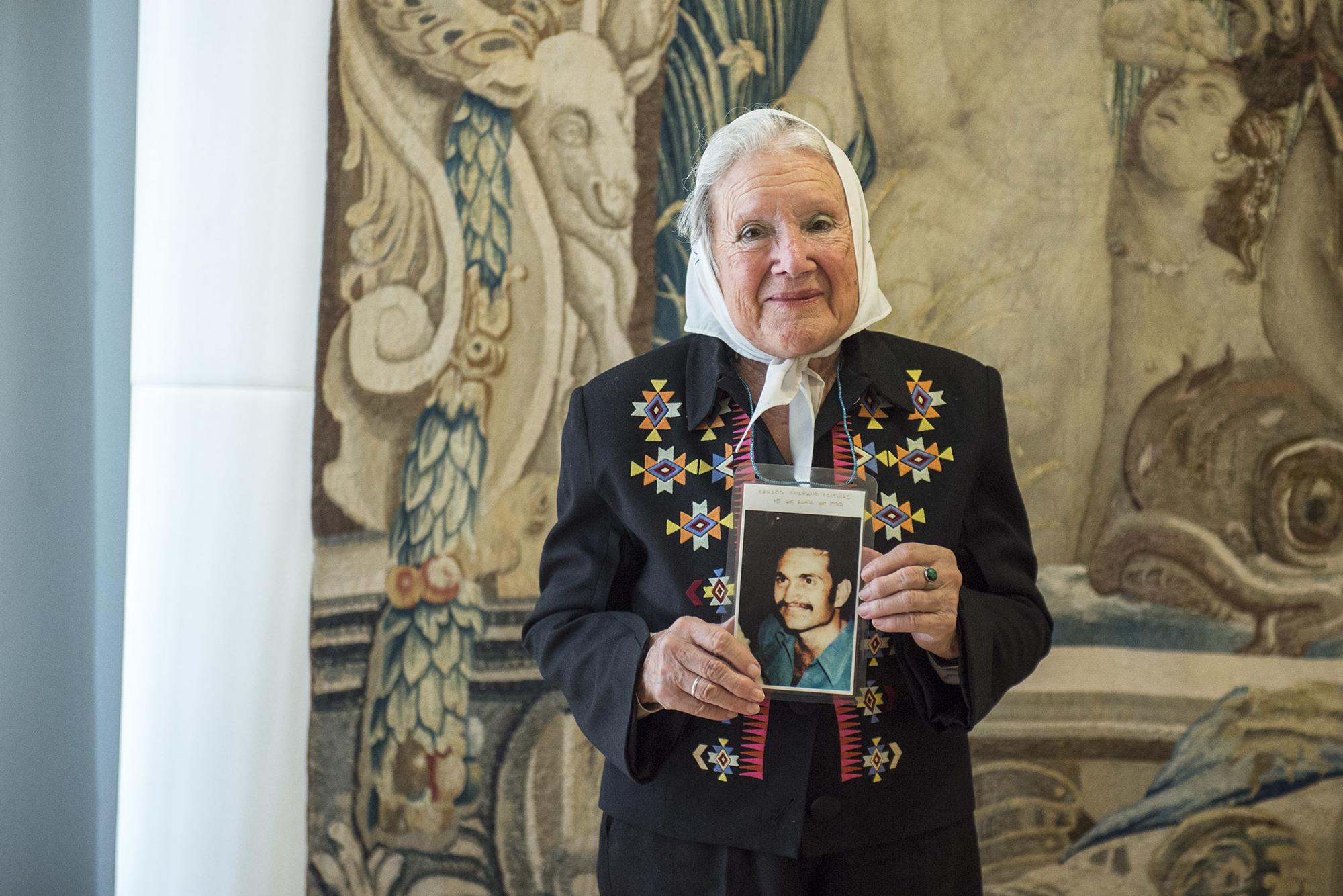 Nora Cortiñas en el Ayuntamiento de Madrid