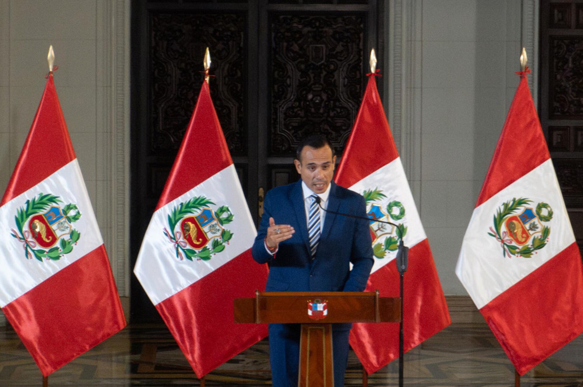 El expresidente de Perú, José Jerí Oré.