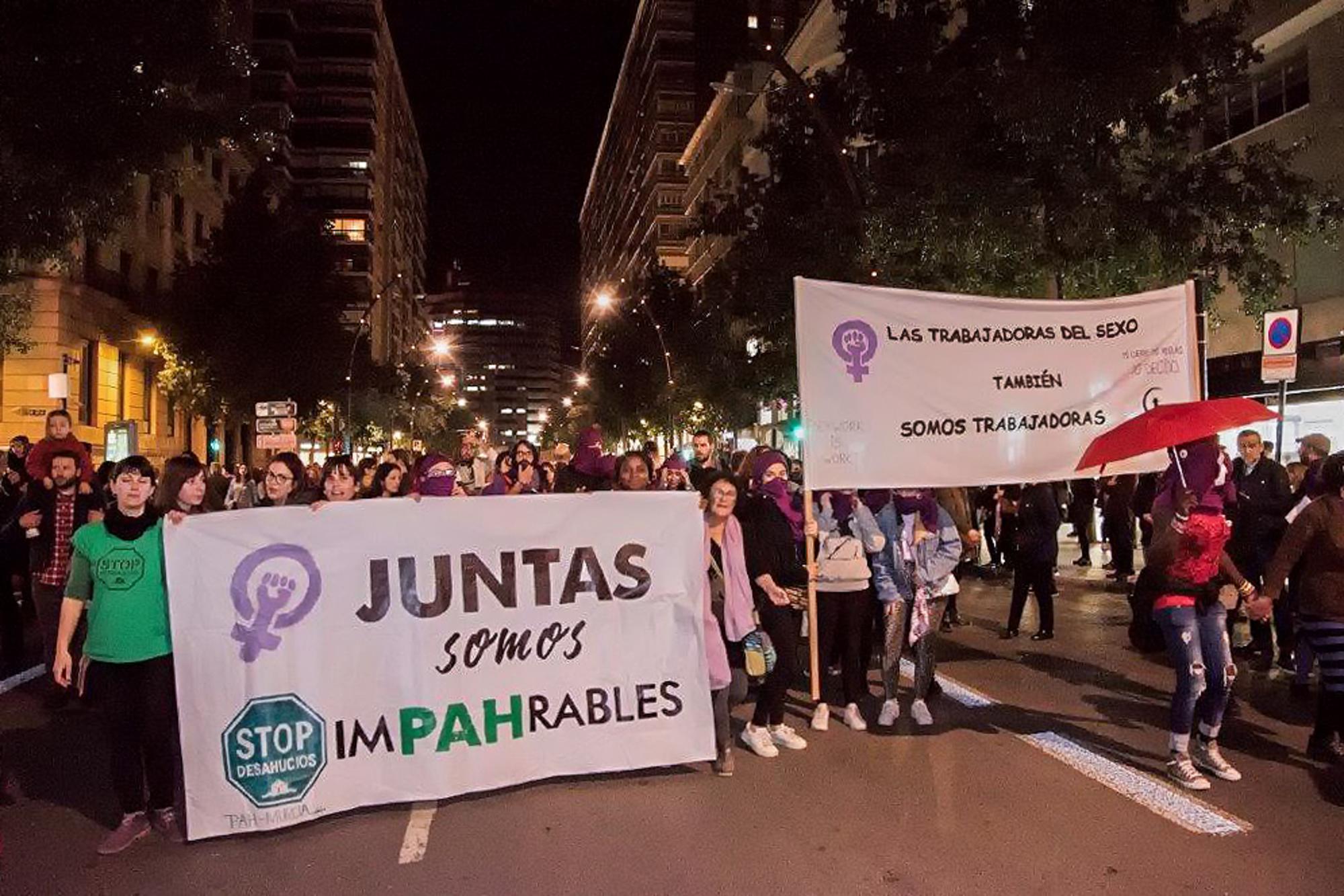 Feminismo PAH 8M Murcia 2018