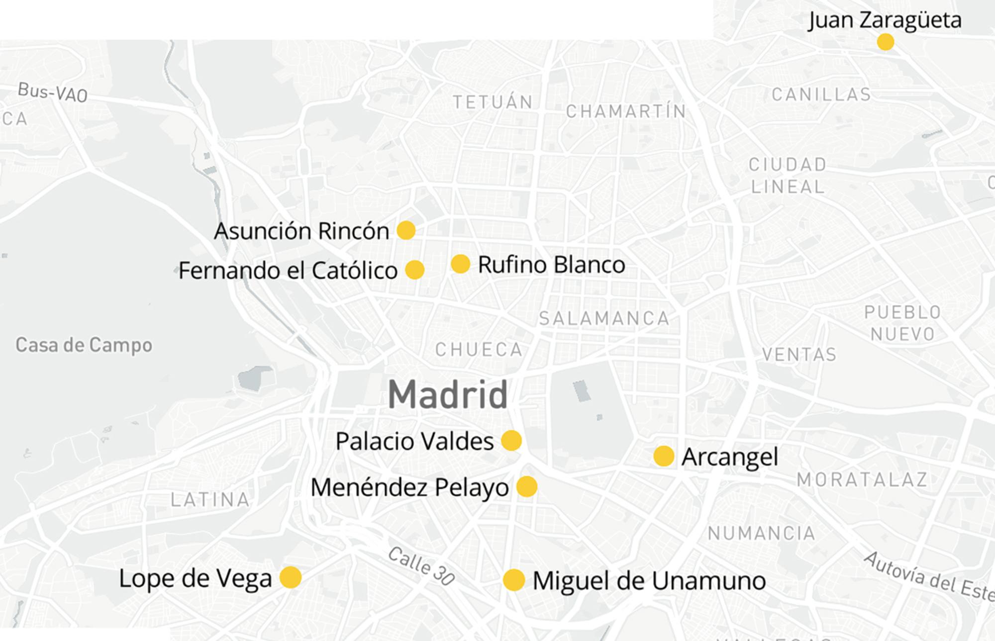 revuelta escolar mapa