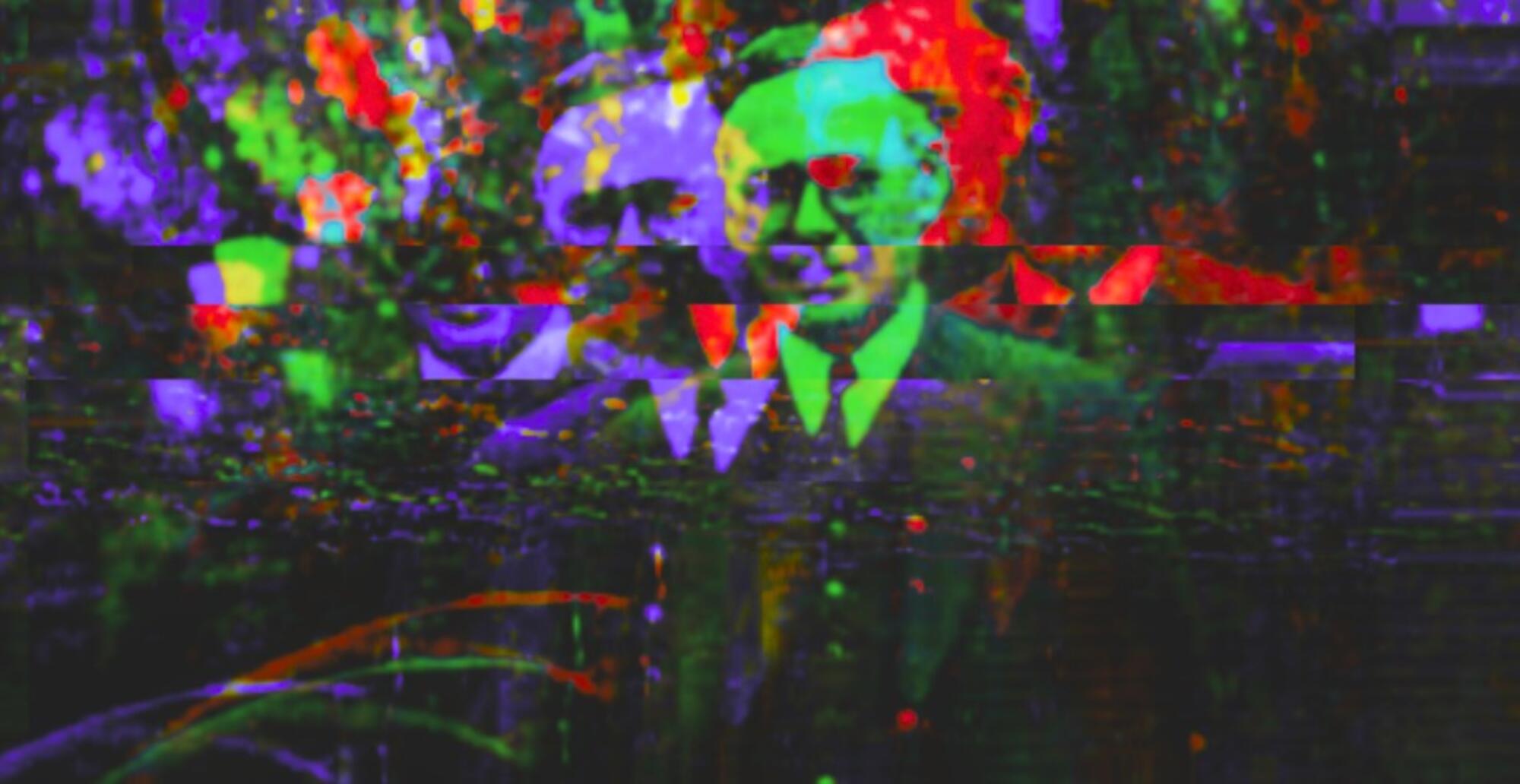 Blas Infante verde, rojo y morado
