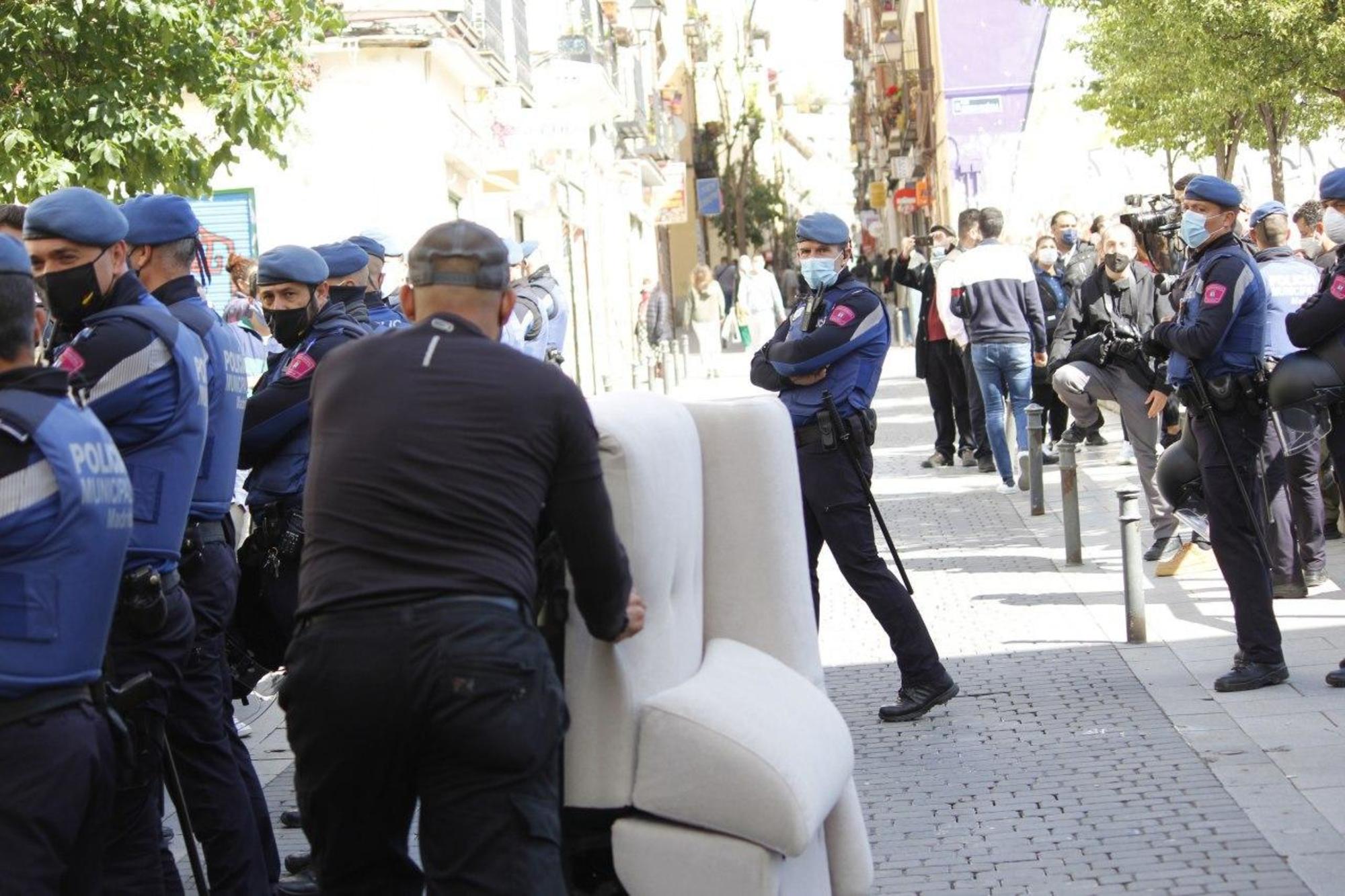 Desahucio en Lavapiés.