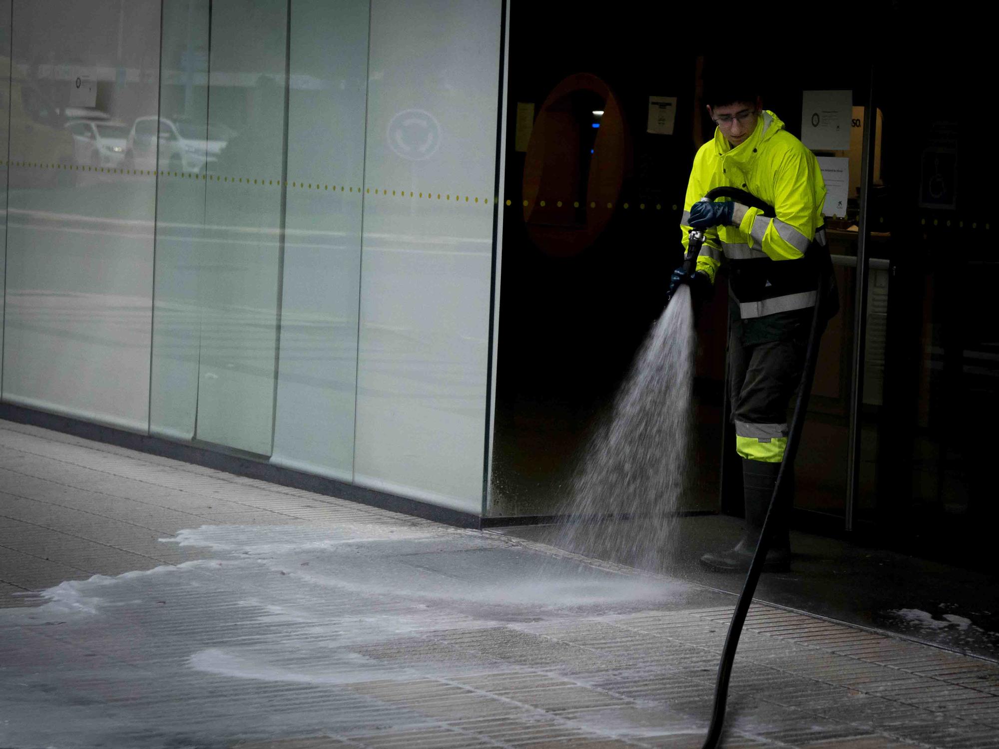 Pamplona Iruñea vacía por el confinamiento a causa del Coronavirus - 3