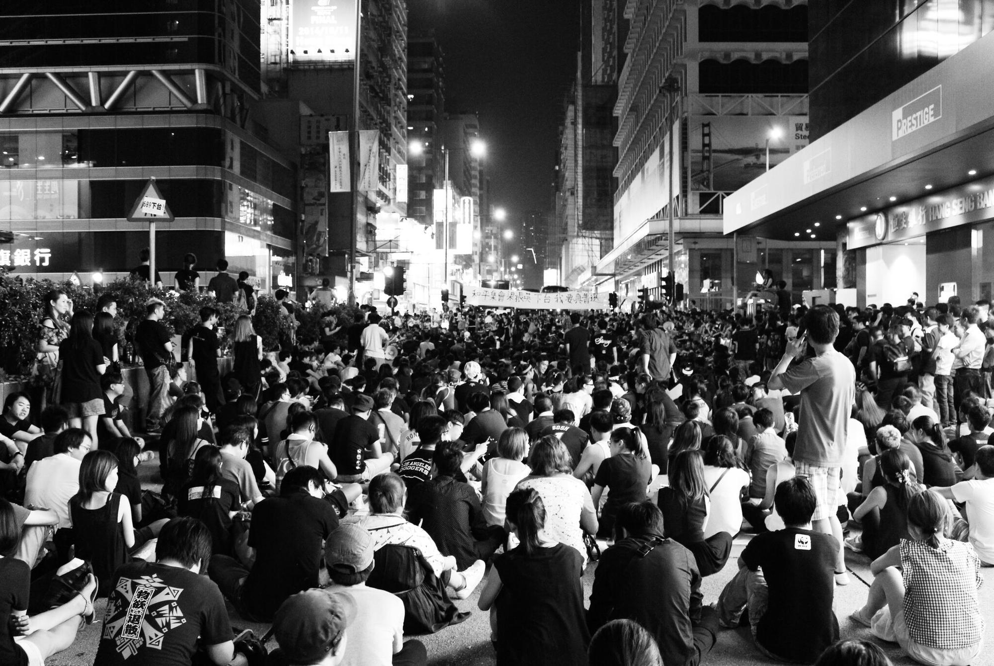 La revolución de los paraguas en Hong Kong 1