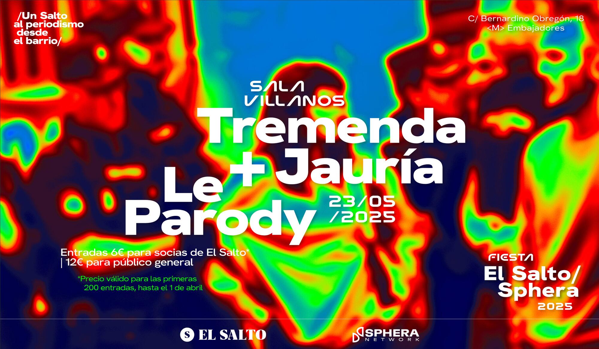 Concierto Tremenda Jauría + Le Parody