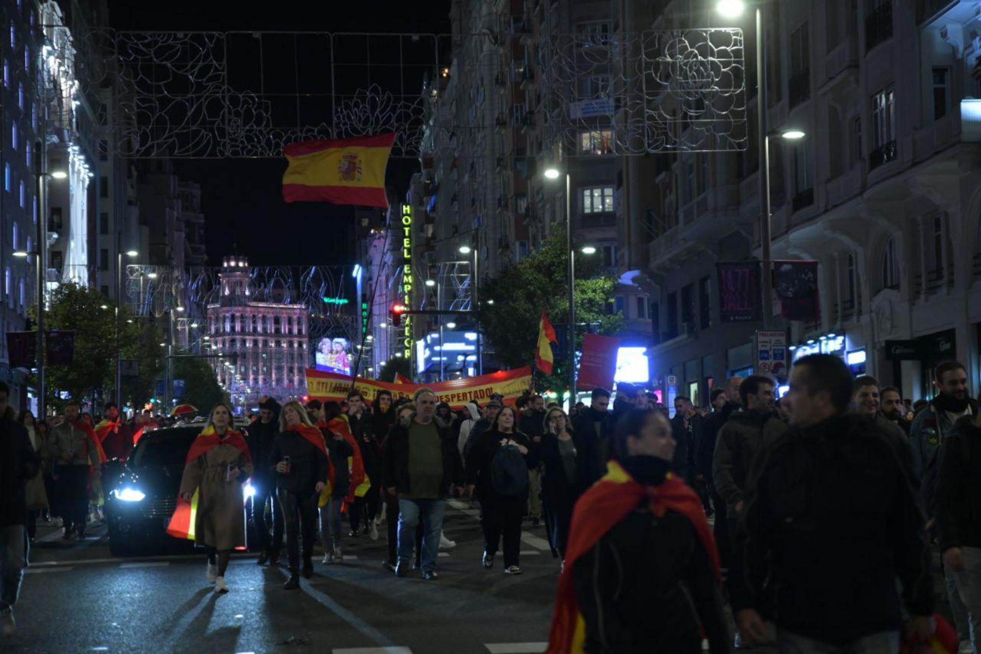 Manifestación ultraderecha en Madrid