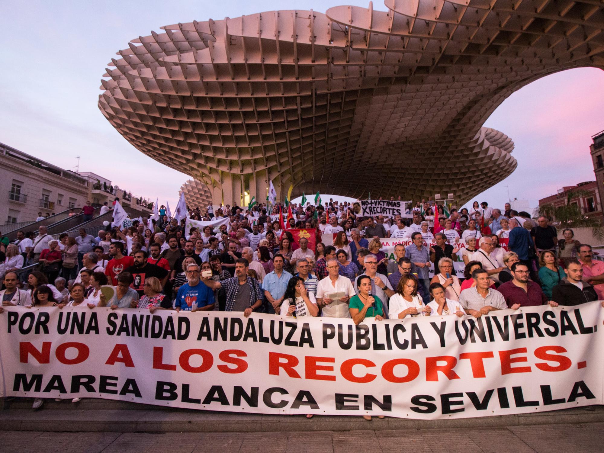 Manifestación Sanidad Pública Sevilla