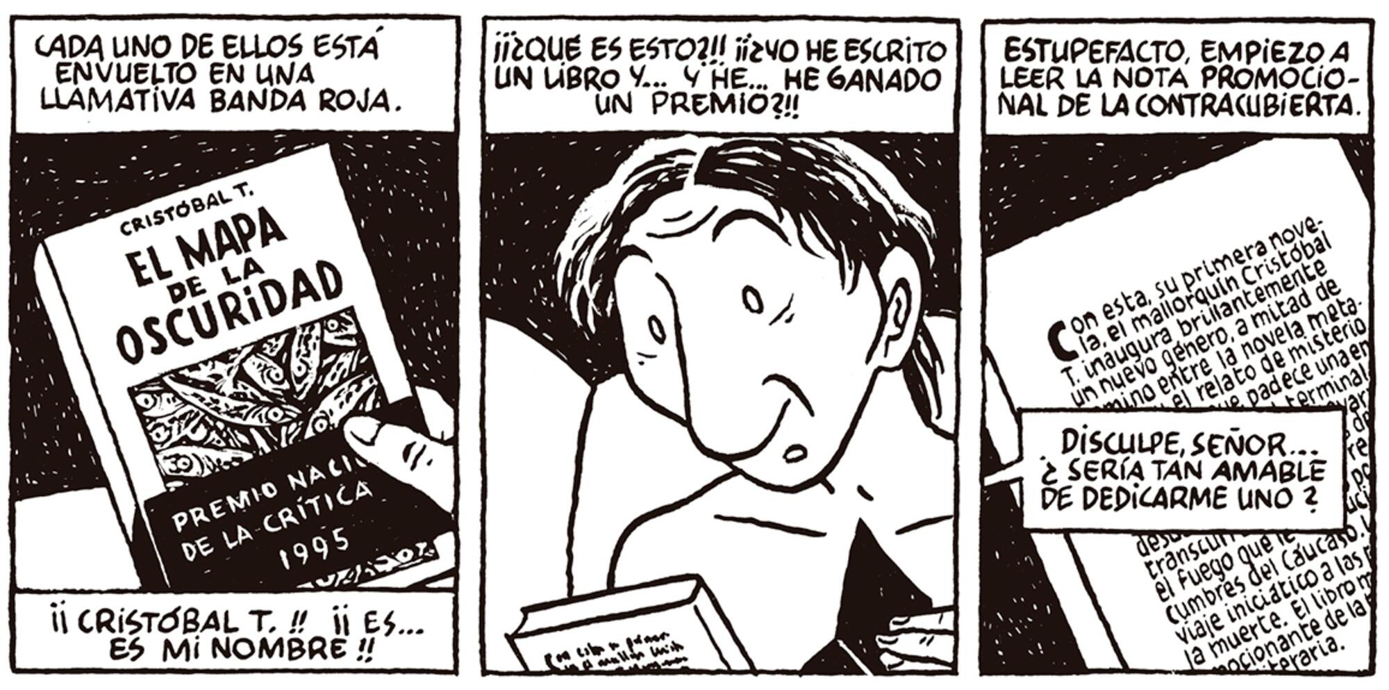 Viñeta del cómic ‘El prolongado sueño del Sr. T.’, de Max