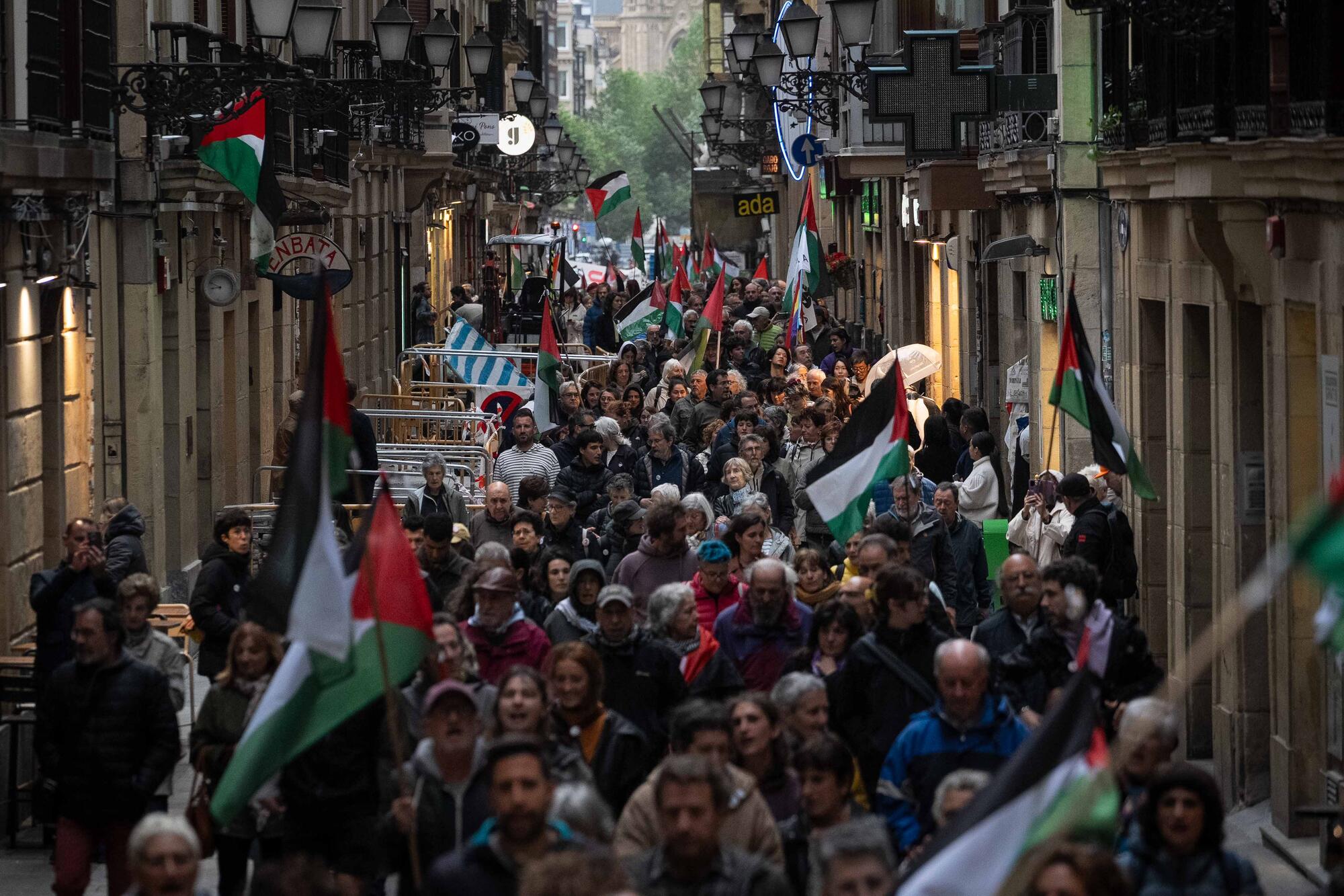 Fotos Palestina manifestación Nakba Donostia - 5