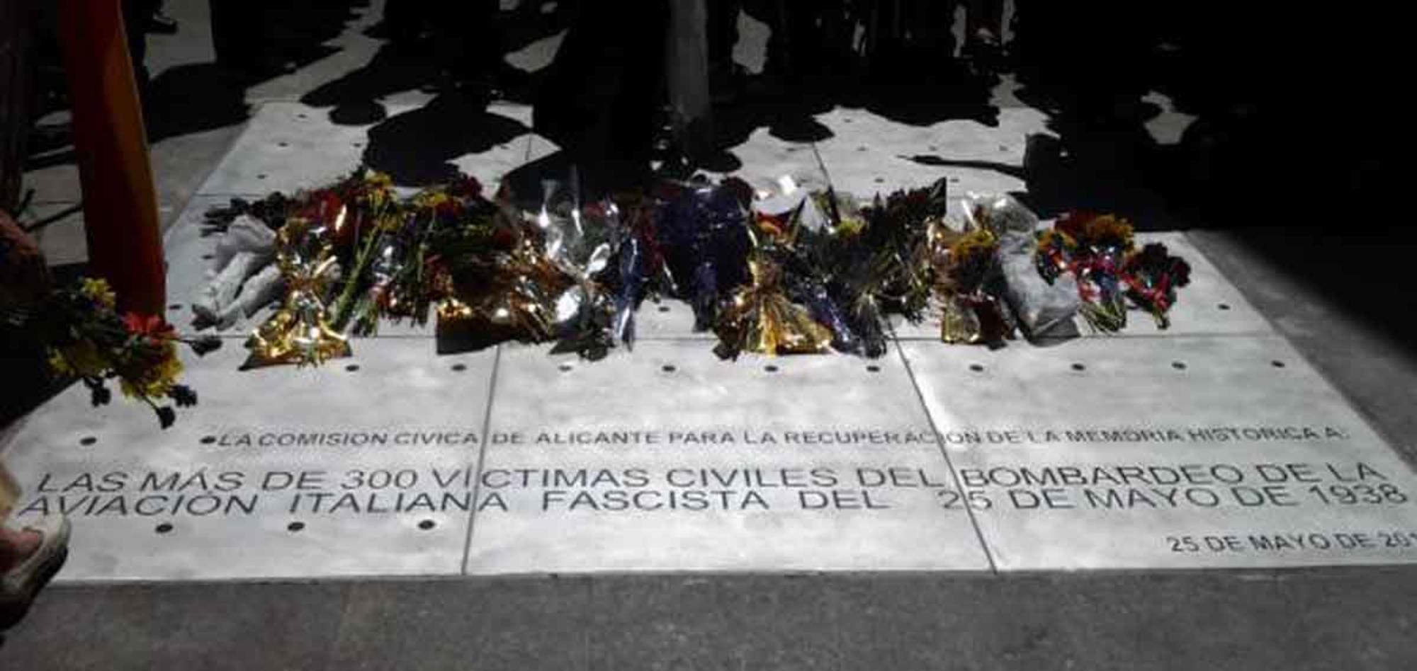 Monumento Mercado Central Bombardeo