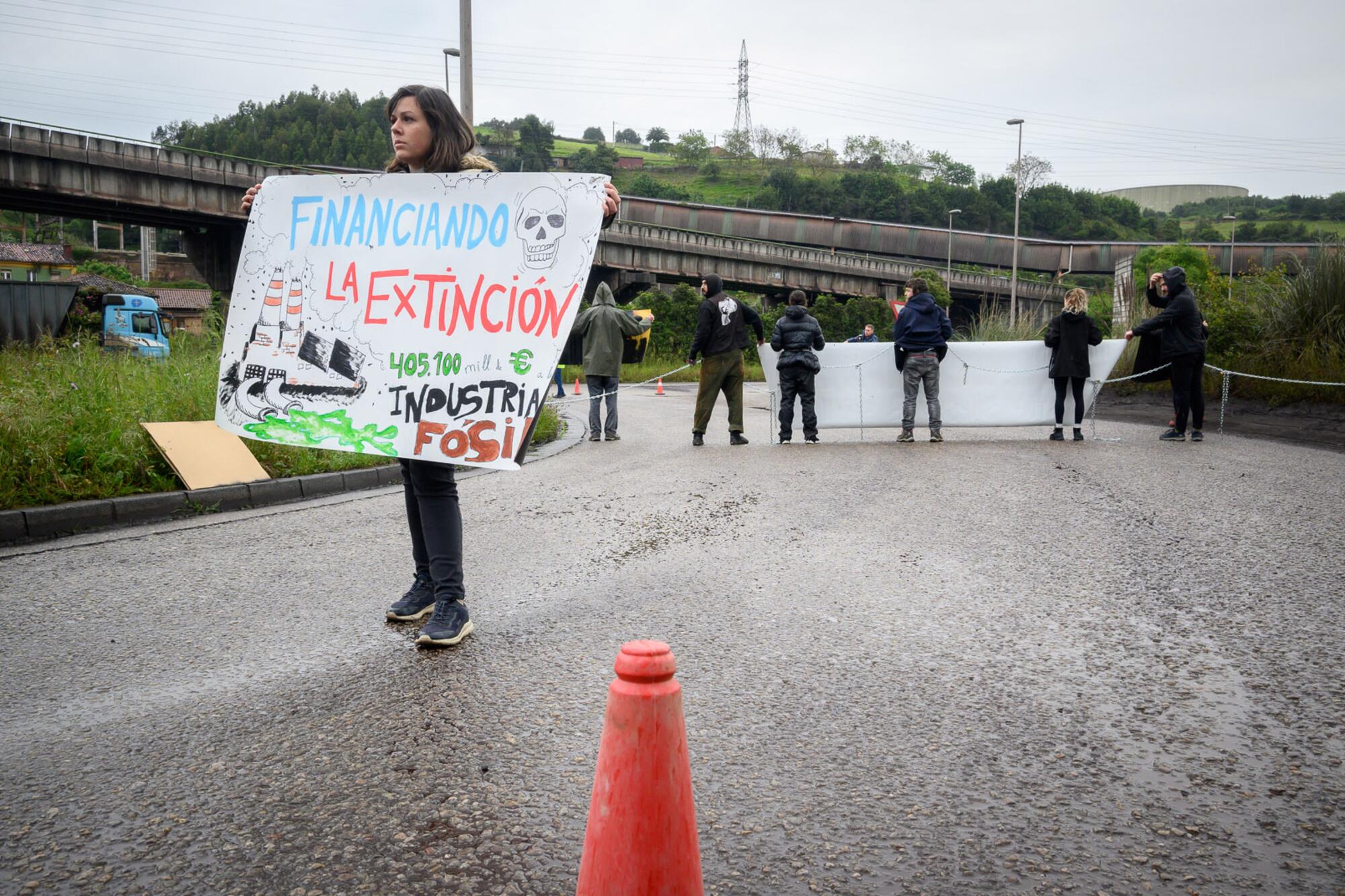 Protesta XR ArcelorMittal 