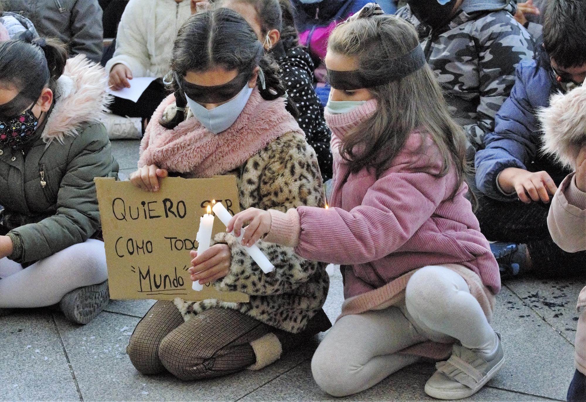 Protesta niños Cañada Real 5