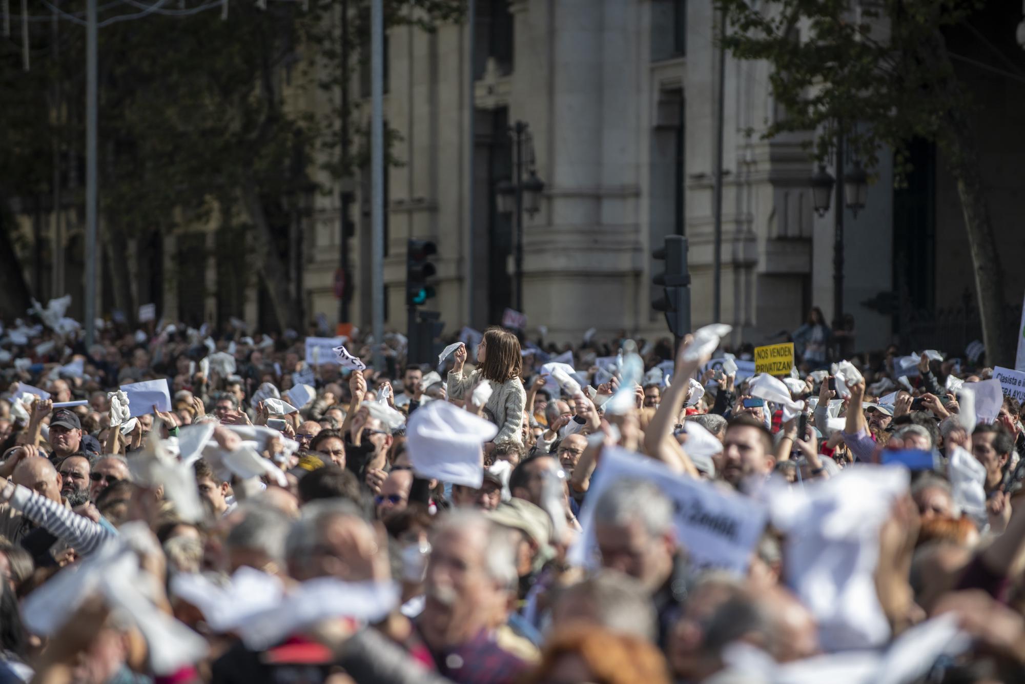 Manifestación por la Sanidad Pública en Madrid - 20