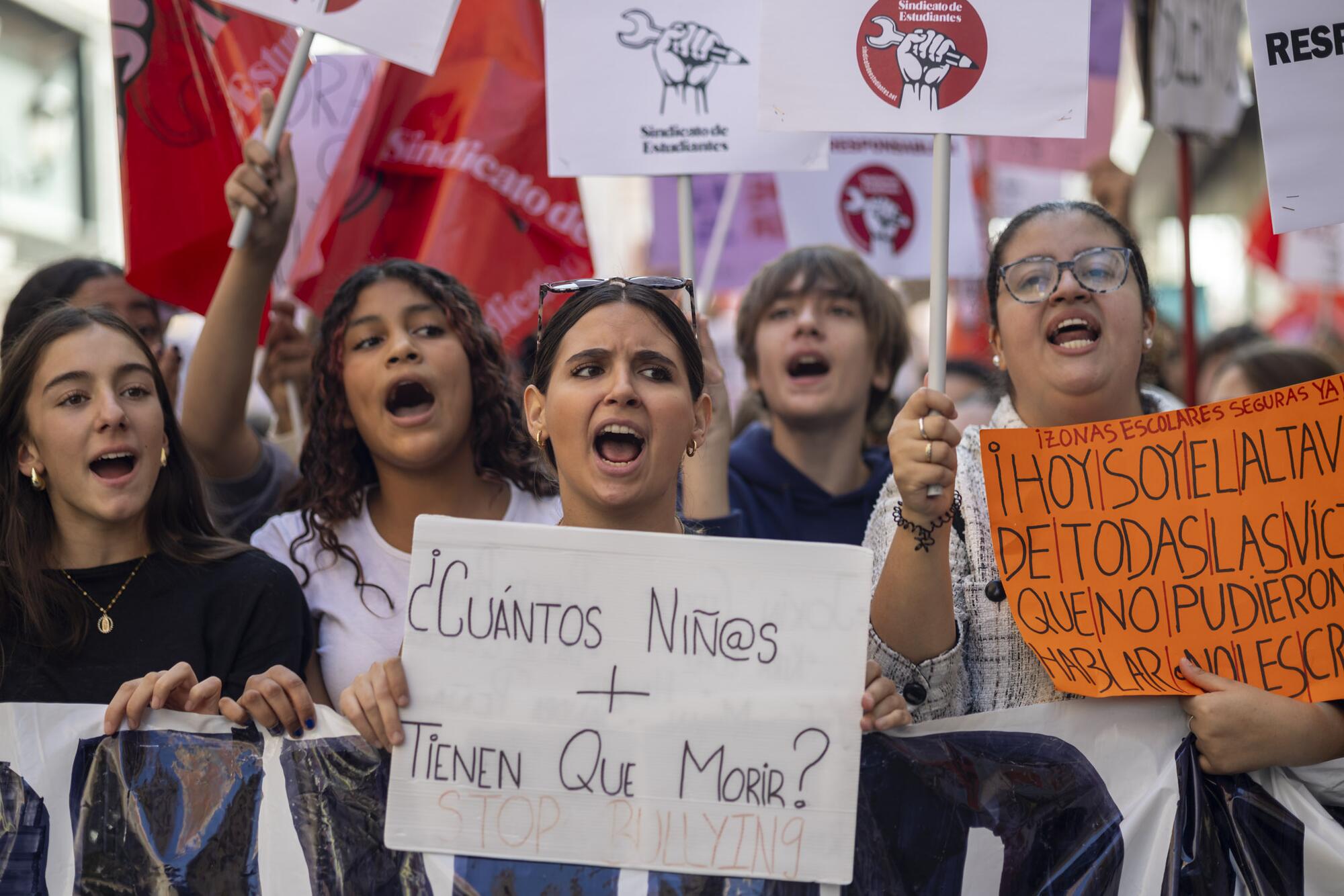 Manifestación  Acoso escolar justicia para Sandra - 5