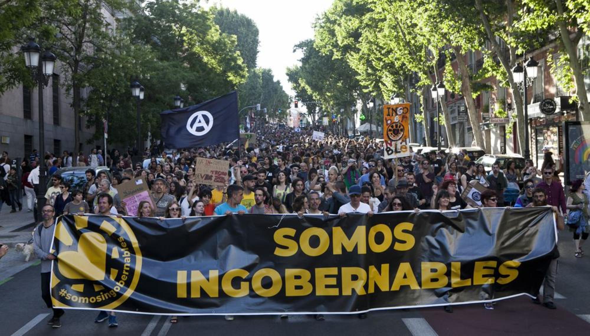Manifestación en defensa de La Ingobernable Foto MATS Sanidad