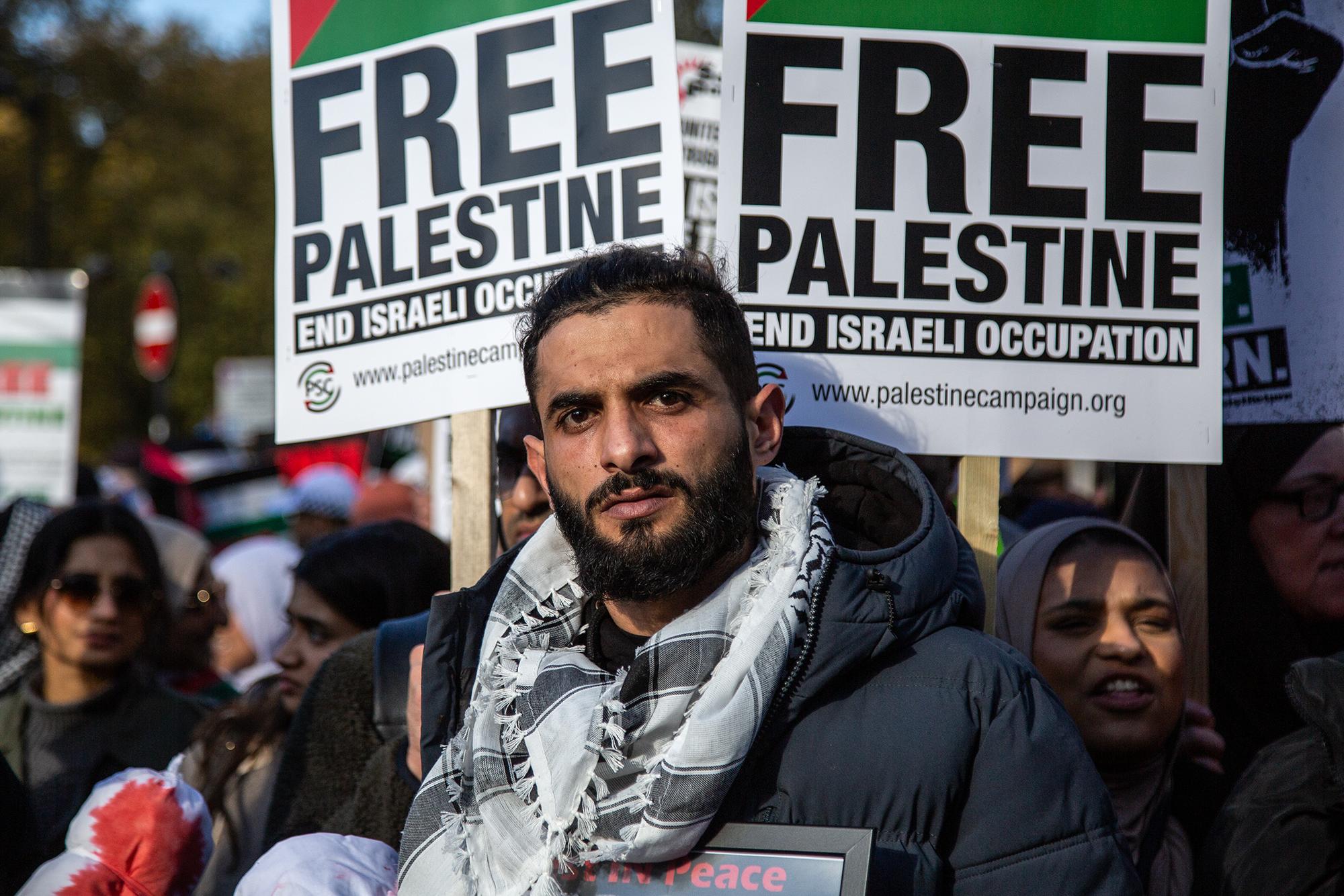 Manifestación Londres Palestina 11 noviembre 2023 05