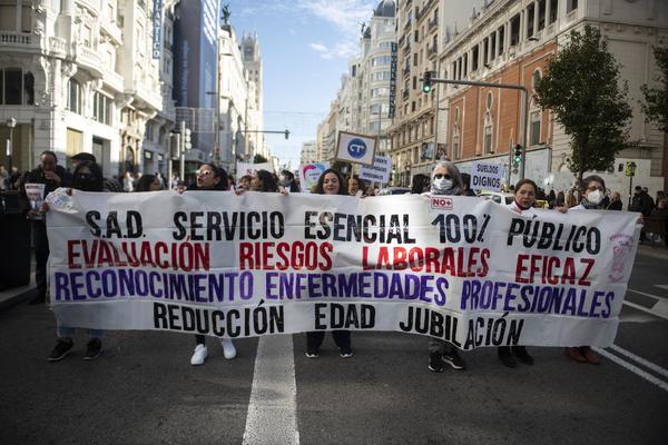 Manifestación SAD Madrid atención domiciliaria - 4