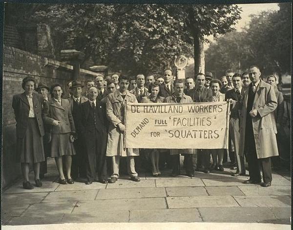 Okupas en Londres en 1946