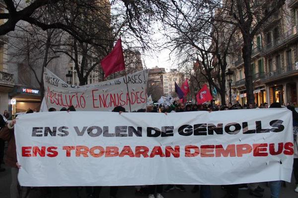 mani represión vivienda Barcelona 2